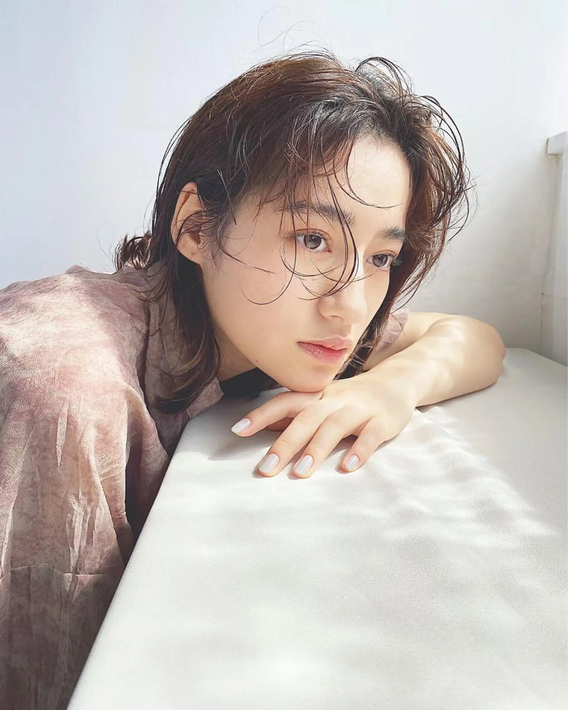 ミディアム 🫧艶ハイトーン ブリーチ🫧シモのヘアスタイル