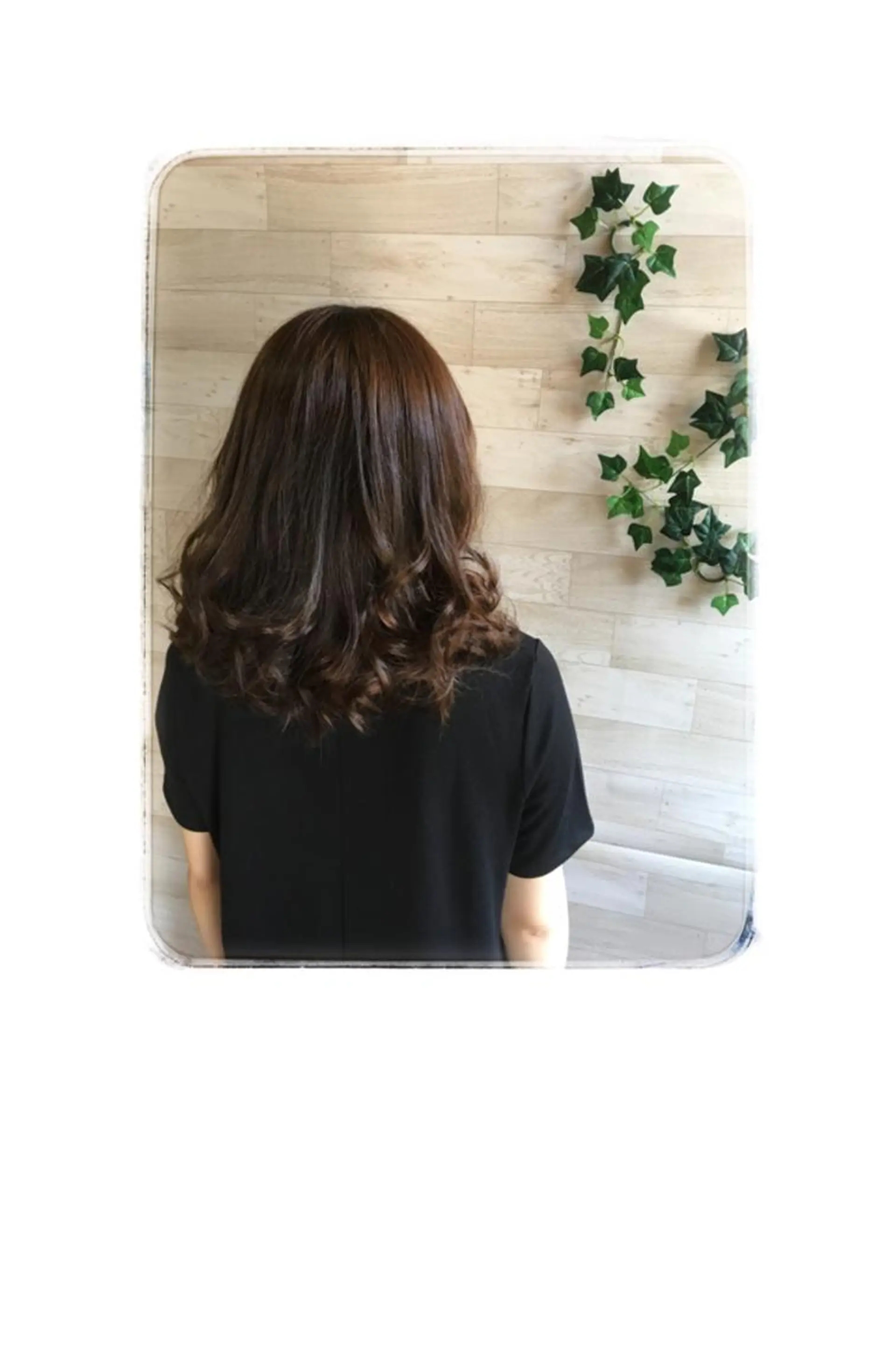 セミロング 水元 聖流のヘアスタイル