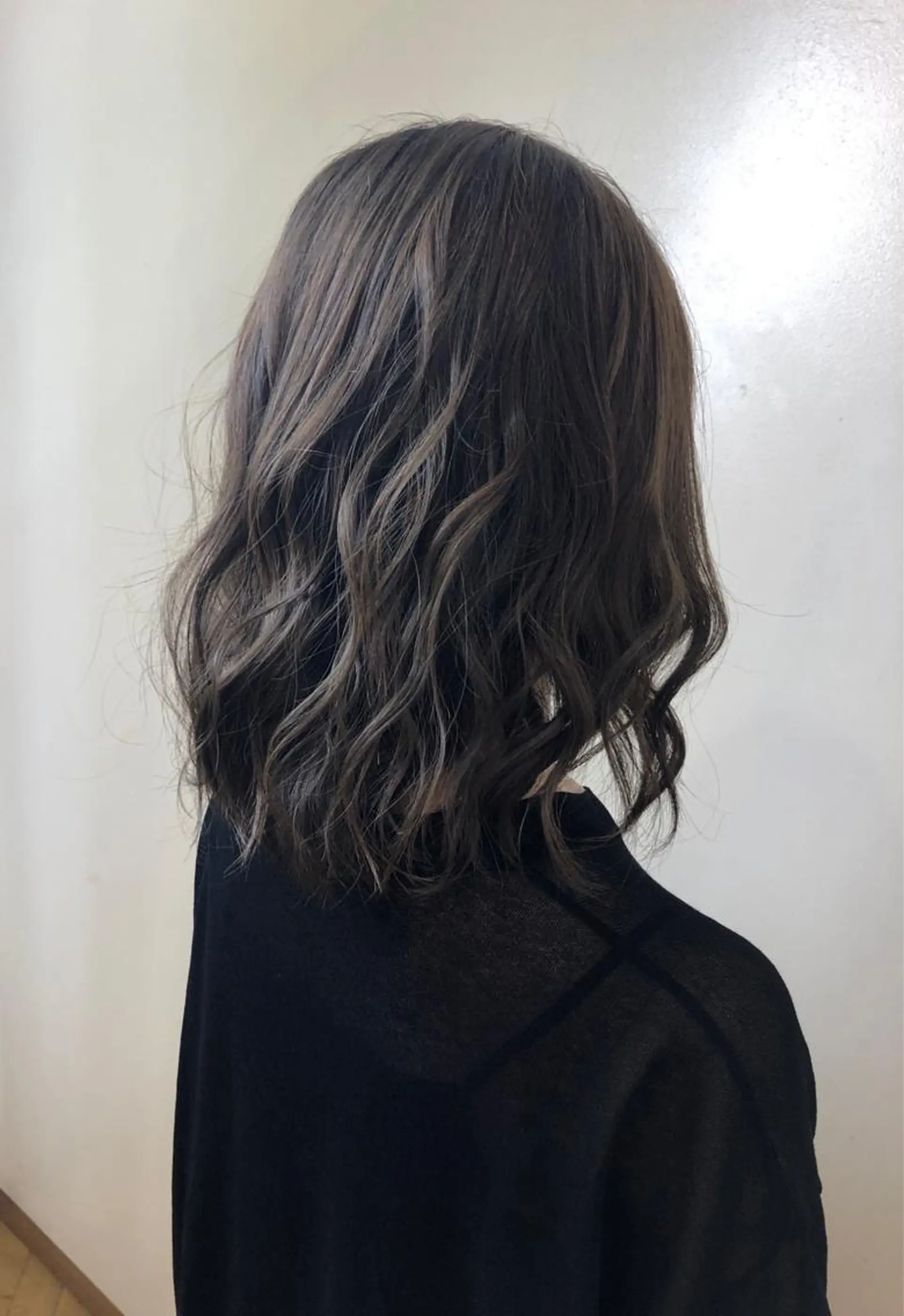 セミロング カラー 長瀬 燎哉のヘアスタイル