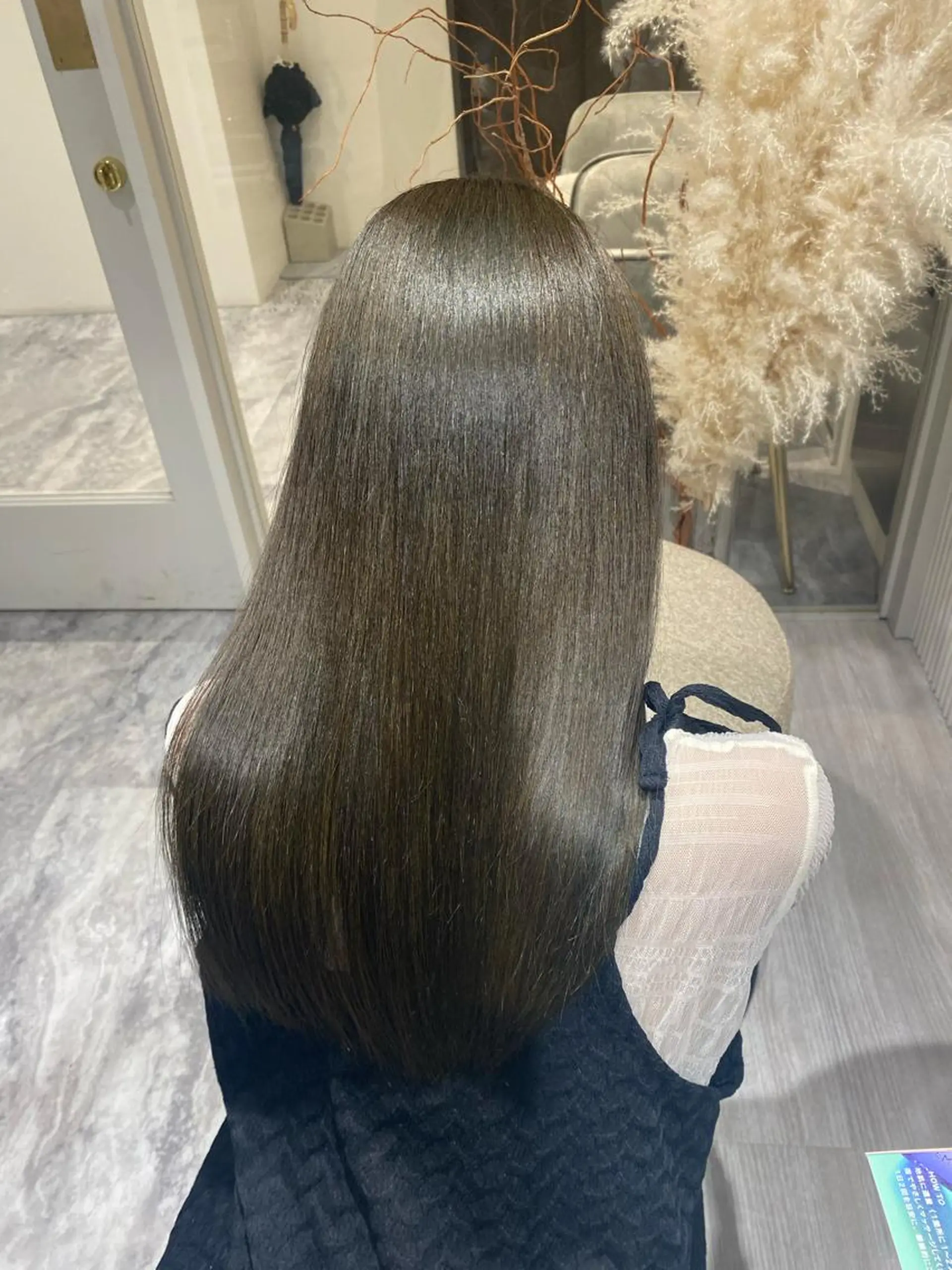 セミロング 髪質改善 ヘアカラー トリートメント Ra-Ffichi by siun所属・宮田海聖 ナチュラル/美髪のヘアスタイル