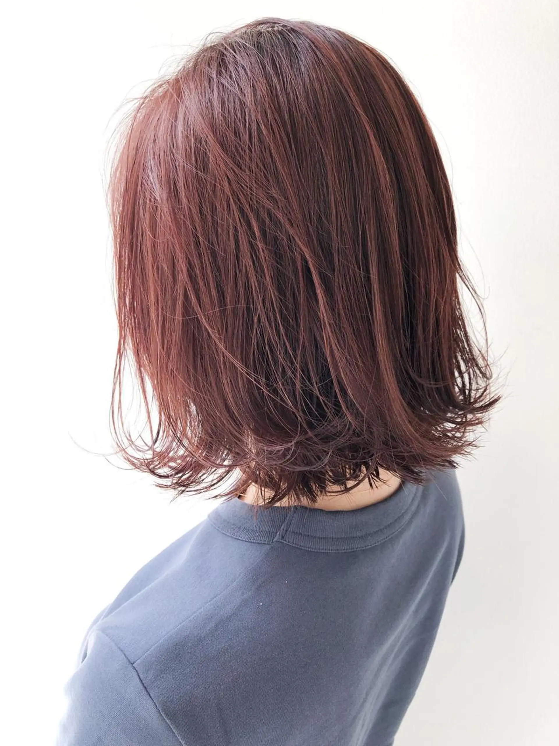ショート カラー パーマ ヘアアレンジ ラベンダーカラー ラベンダーピンク ピンクカラー Mira by greenのヘアスタイル