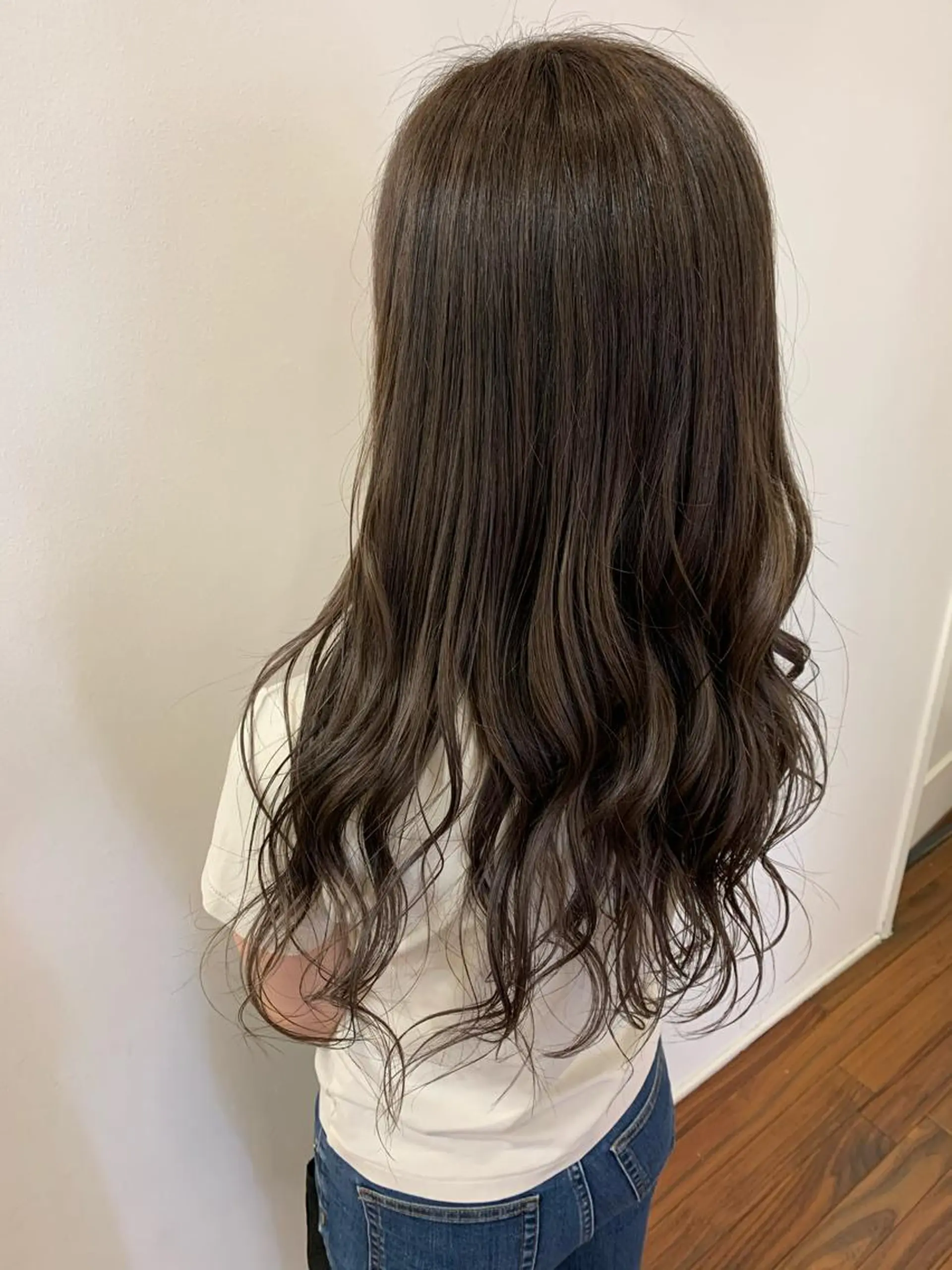 ロング カラー カット ヘアカラー トリートメント 半個室サロン/透明感 /艶髪♡岸上 温♡のヘアスタイル