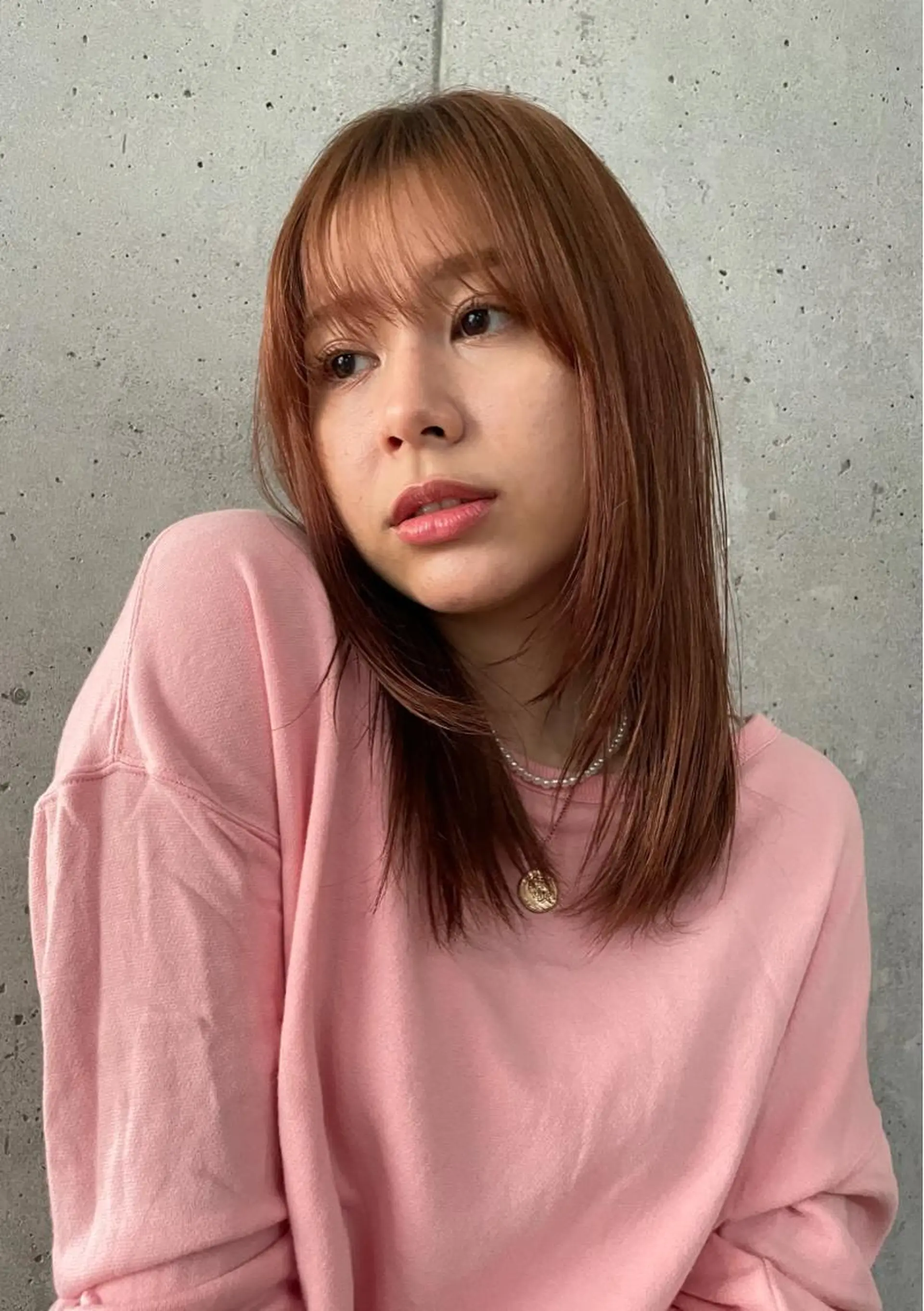 ミディアム カラー パーマ ヘアアレンジ ネイル マツエク・マツパ Miku /ブリーチ/ボブのヘアスタイル