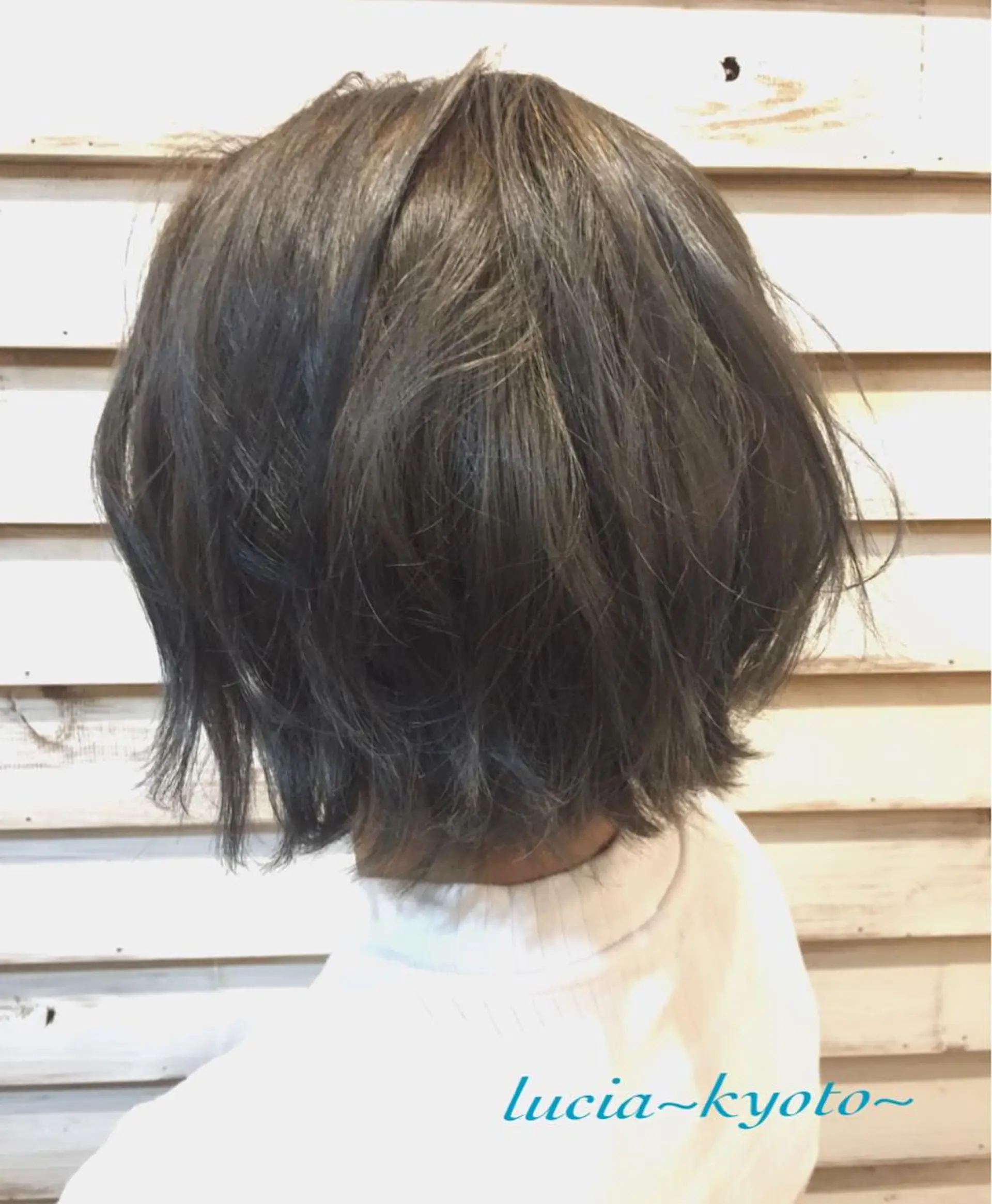 ショート アッシュ アッシュグレー カラー特化サロン茶屋 町Furukuboのヘアスタイル