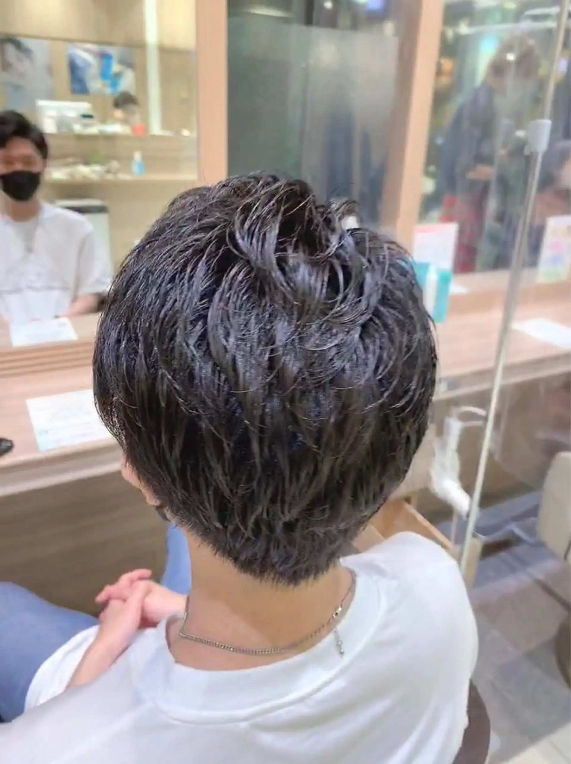 ショート メンズ カット ヘアセット 髪質改善・ストレート ‪✂︎‬東 大珠✂︎のヘアスタイル