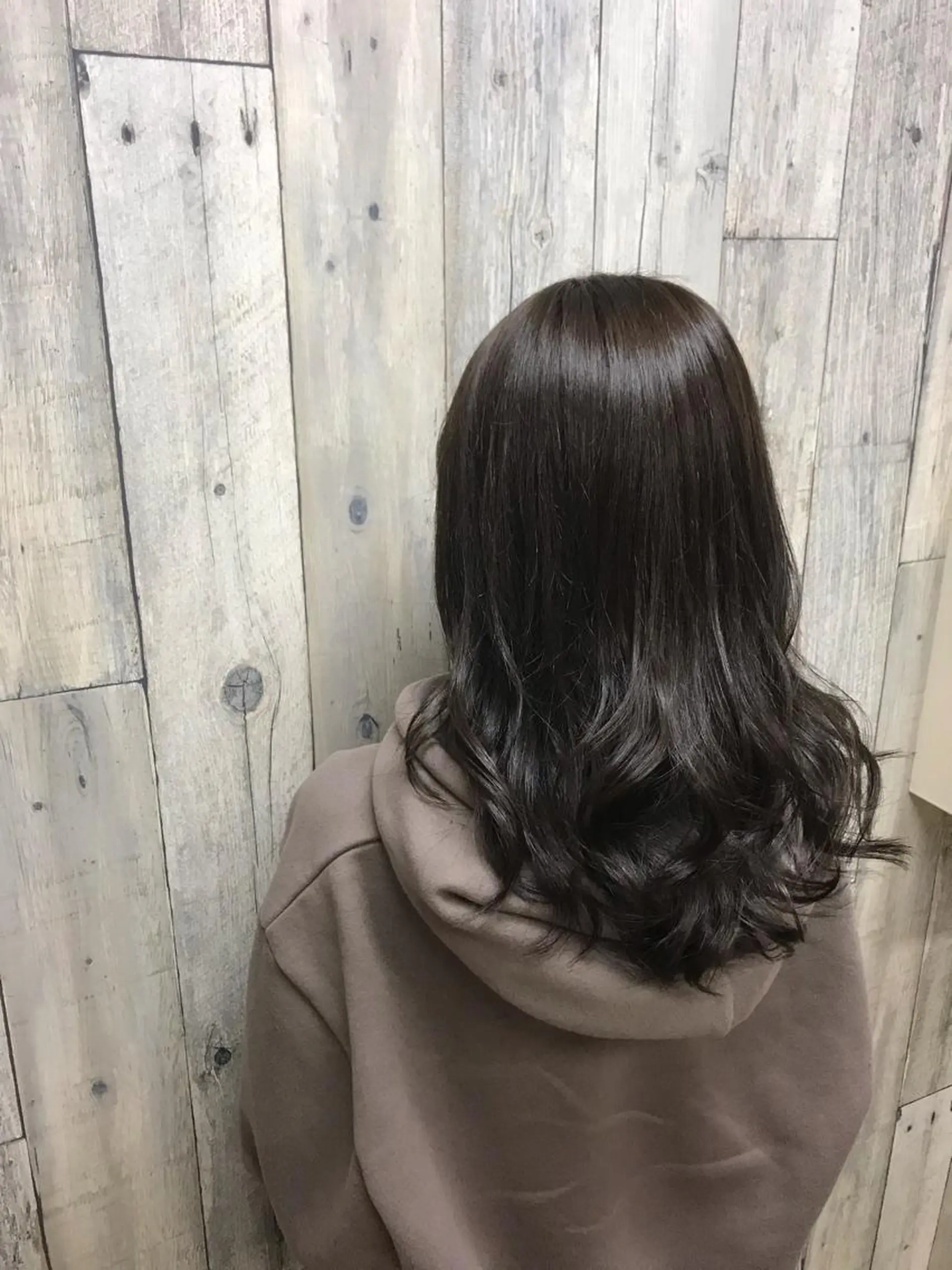 セミロング カラー パーマ ヘアアレンジ メンズ キッズ グレージュ Forest. -髪質改善-のヘアスタイル