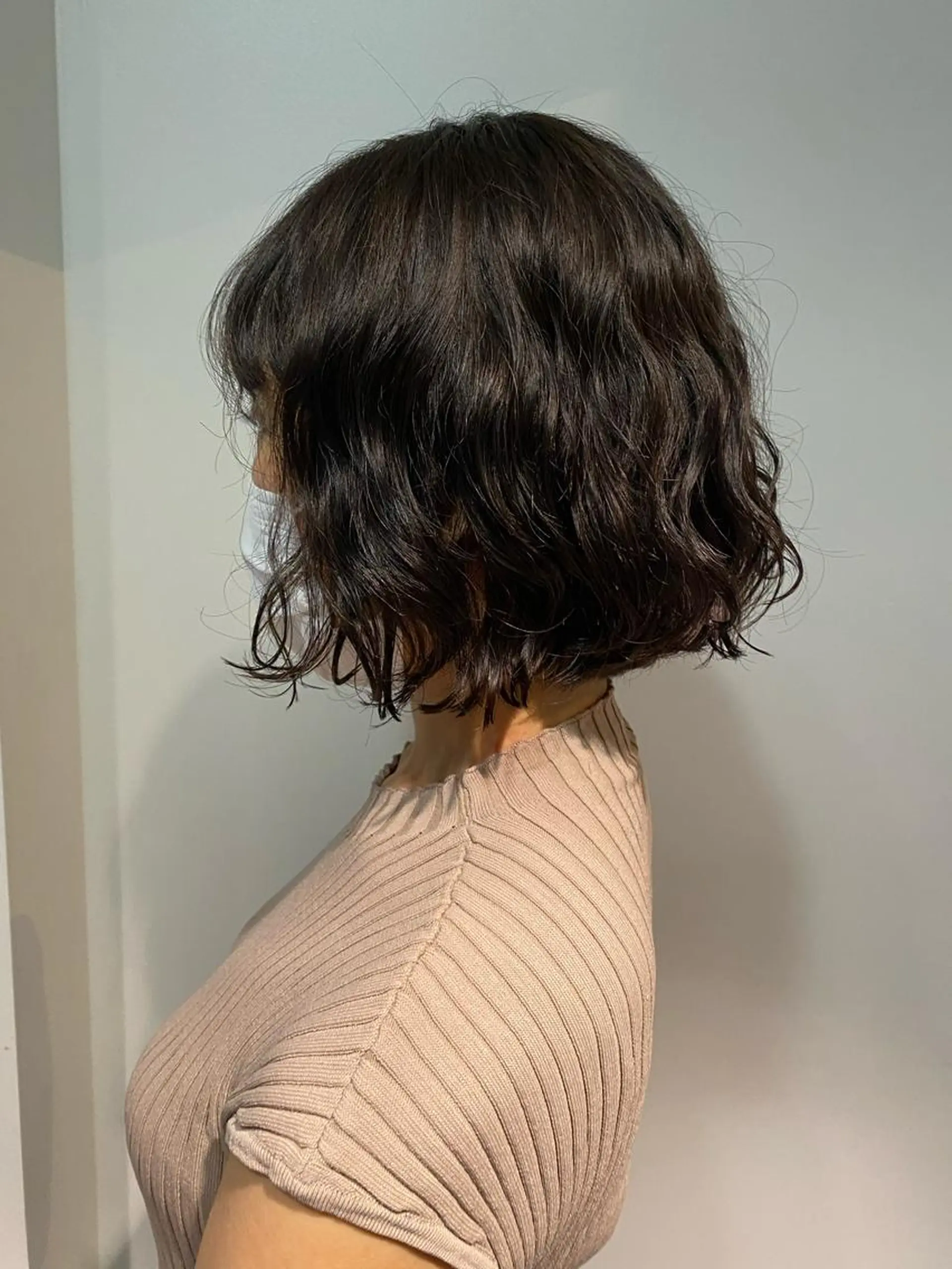 ショート パーマ ボブ デジタルパーマ カット パーマ トリートメント ✨透明感カラー✨ 🦖佐々木未来🦕のヘアスタイル