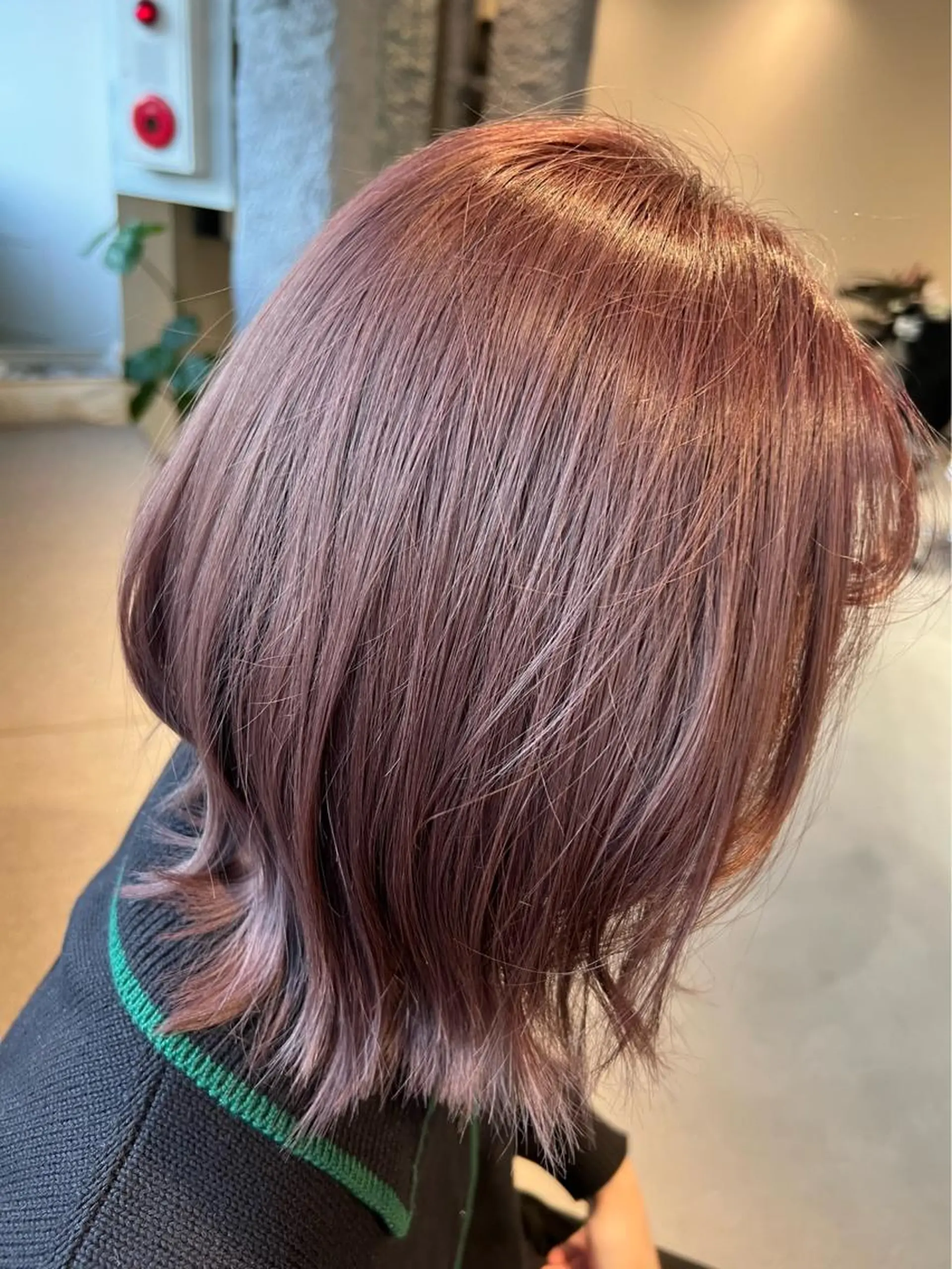 ミディアム カラー ピンクカラー トリートメント ヘアカラー トリートメント 🌐👽フクイ キララ🌎💎のヘアスタイル