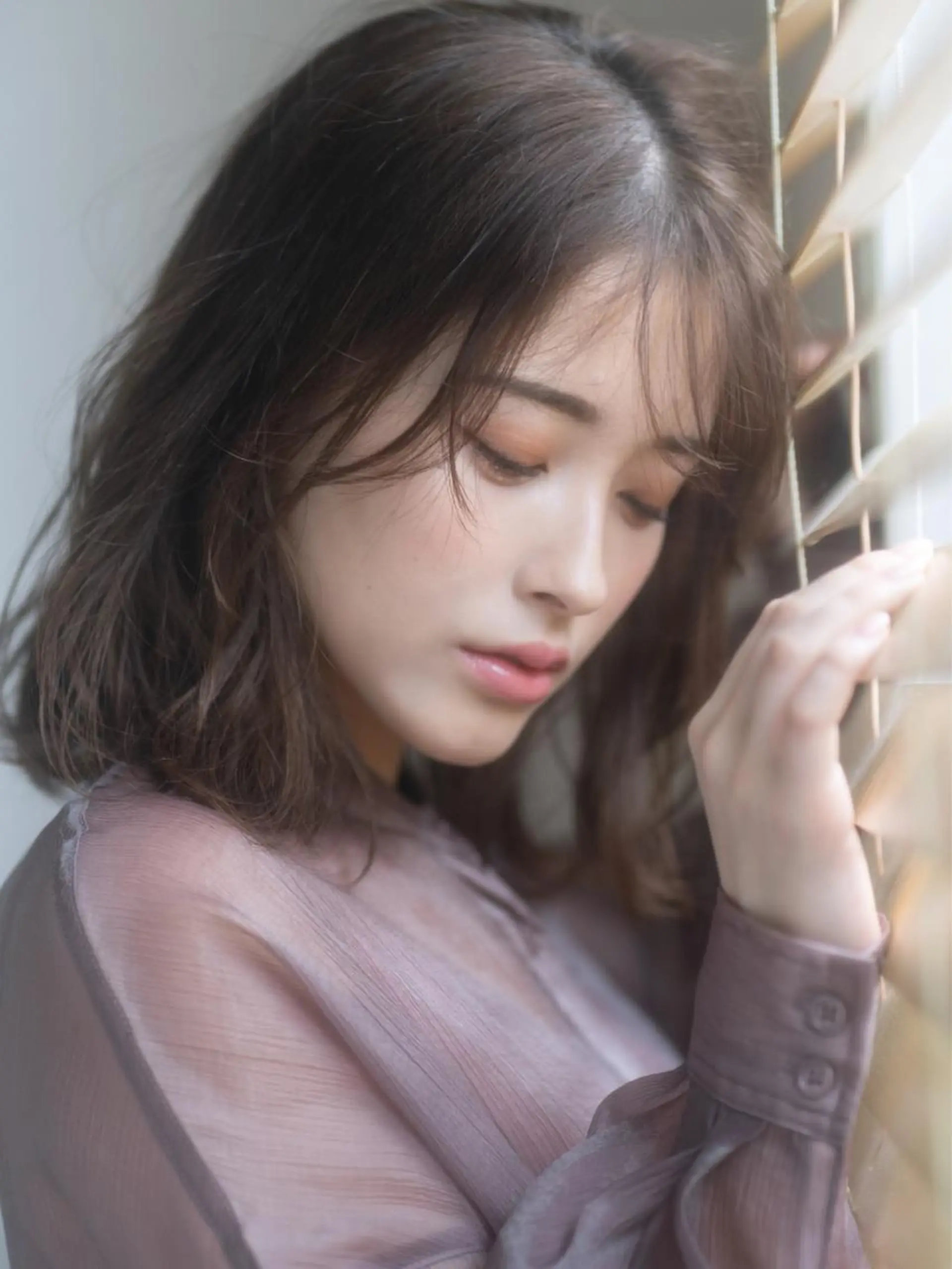 ミディアム 🎀ハイトーン/レイ ヤー/Reina🎀のヘアスタイル