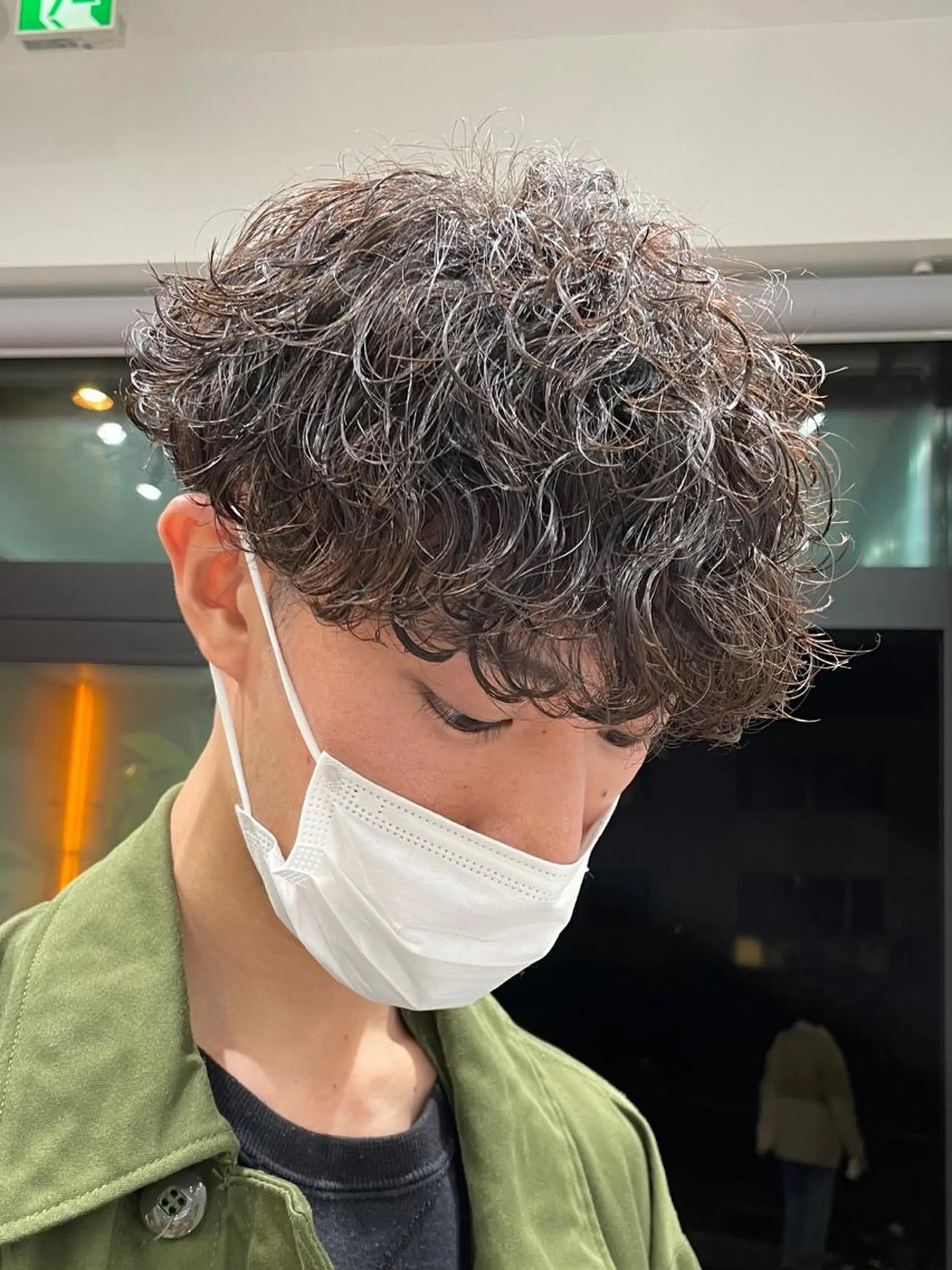 メンズ メンズパーマ 波巻きパーマ fifth リュウセイのヘアスタイル