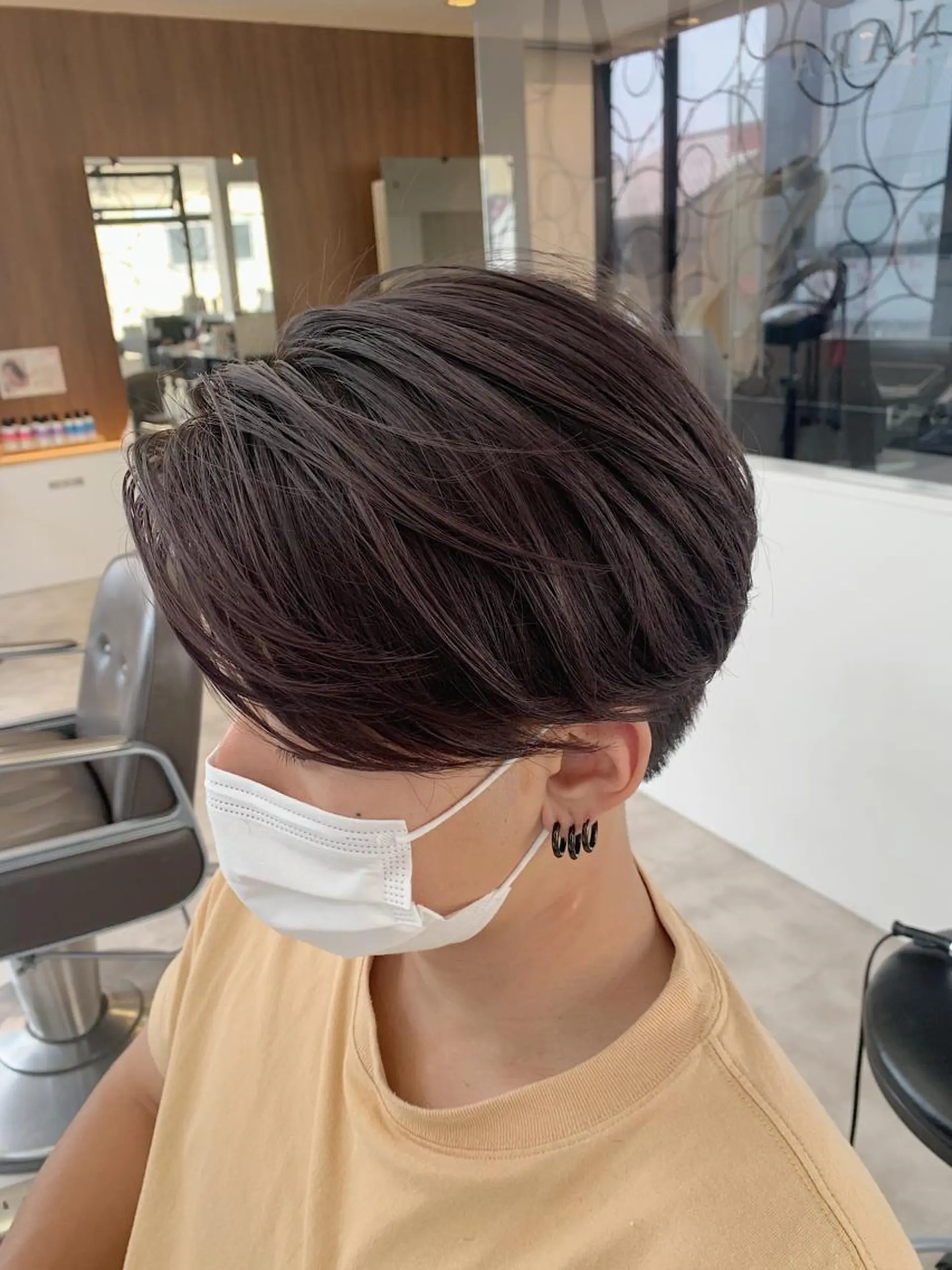 ショート メンズ カット ヘアセット メンズパーマ/難波/ 心斎橋　室園亮佑のヘアスタイル