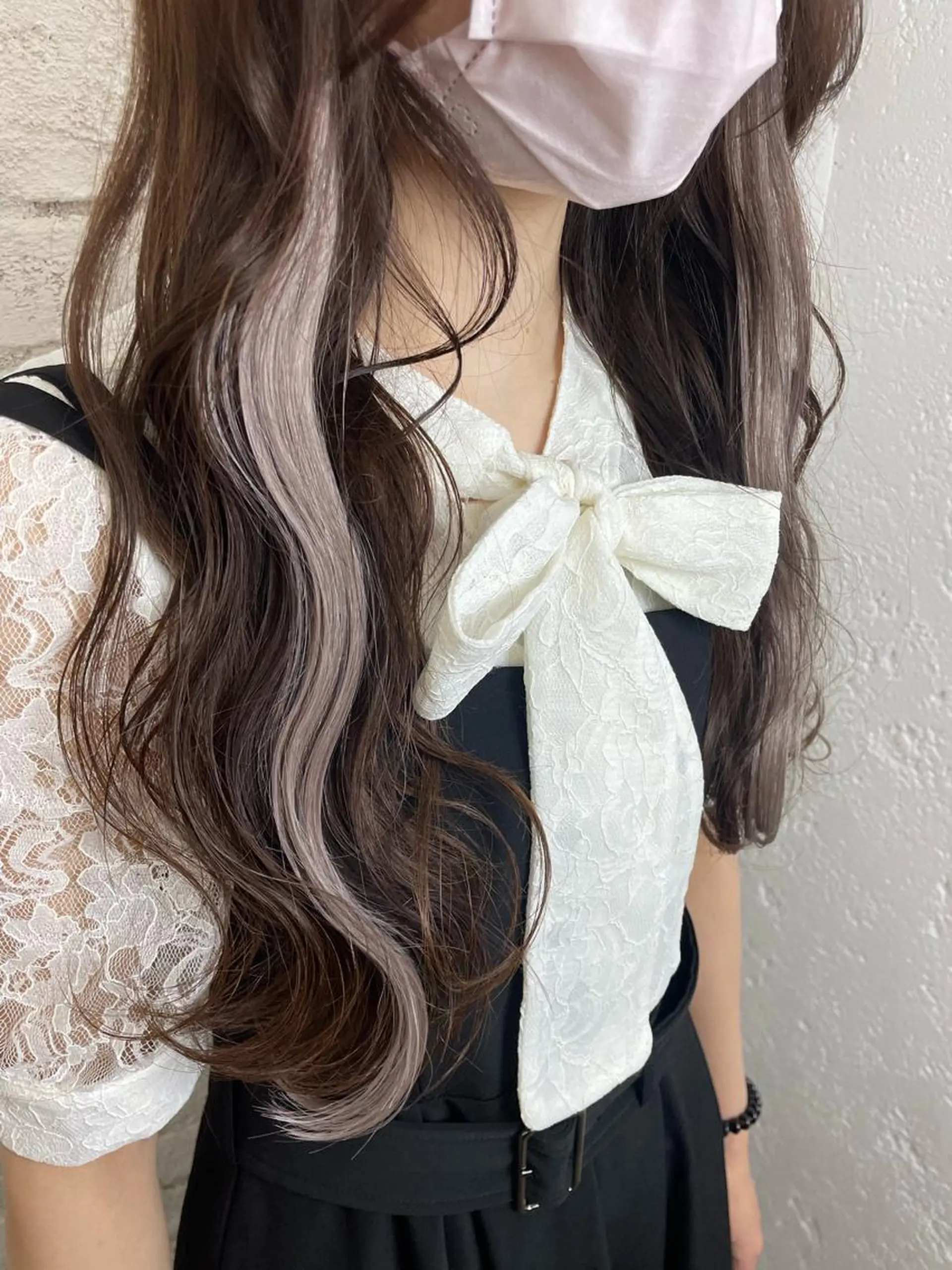 ロング エクステ 🦋エクステインナー カラーYūka🦋のヘアスタイル