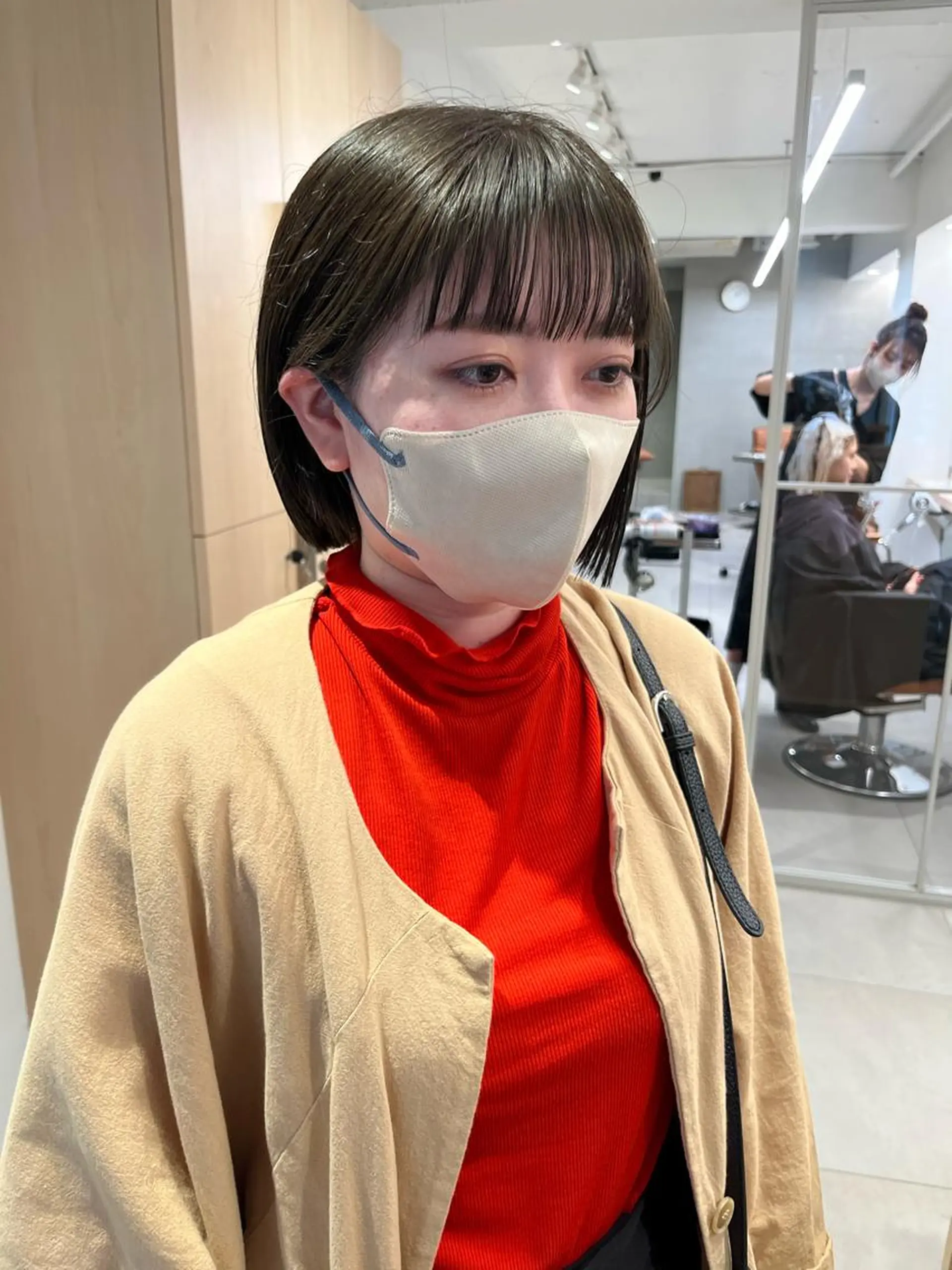 ミディアム カラー お洒落パーマ/ボブ ❄️Tomoka❄️のヘアスタイル