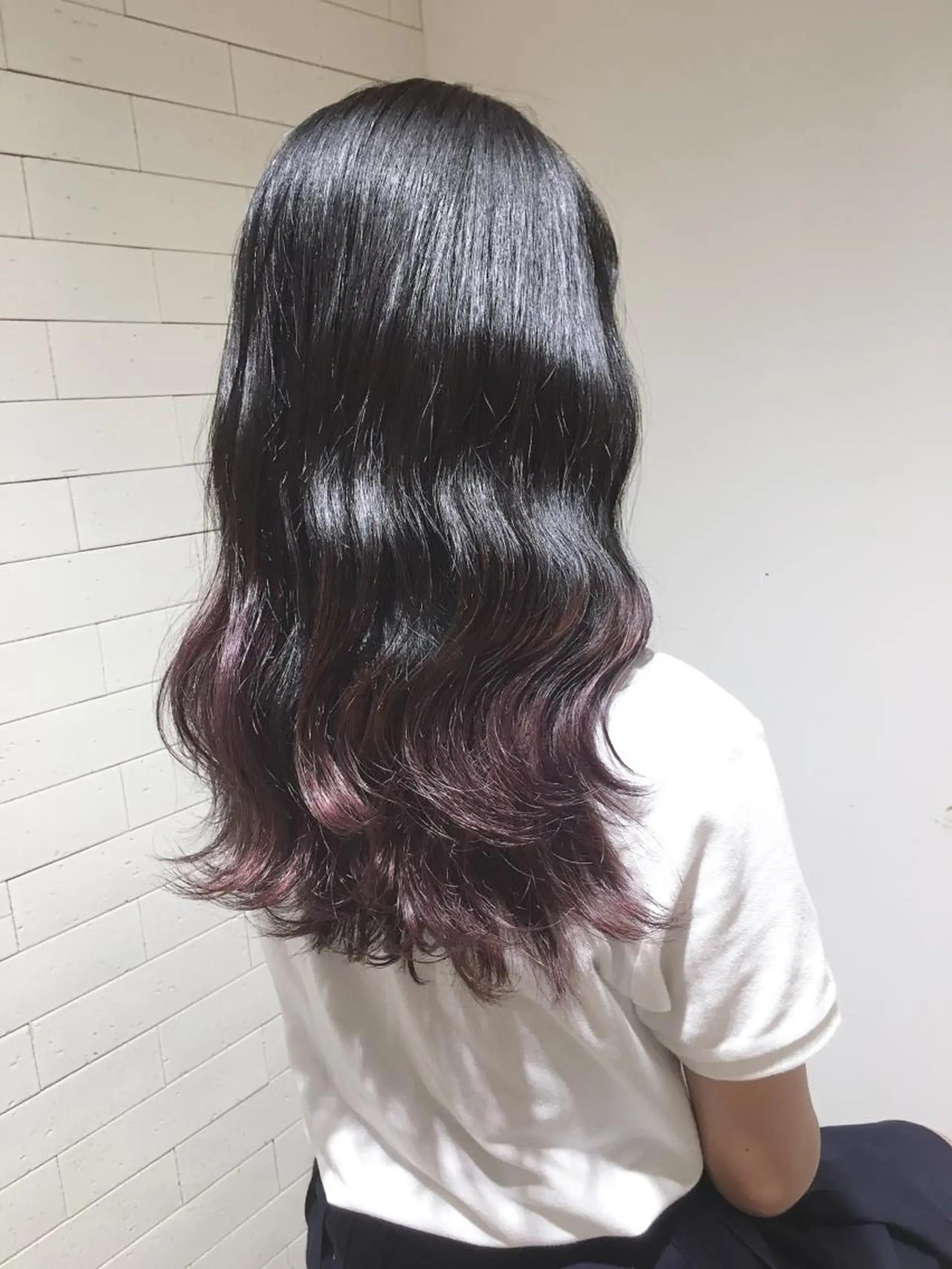 セミロング ショートボブ ボブ ハイライト 外ハネヘア ヘアカラー トリートメント ヘッドスパ ヘアセット メンズツイスパ ショートフクヤマシンのヘアスタイル