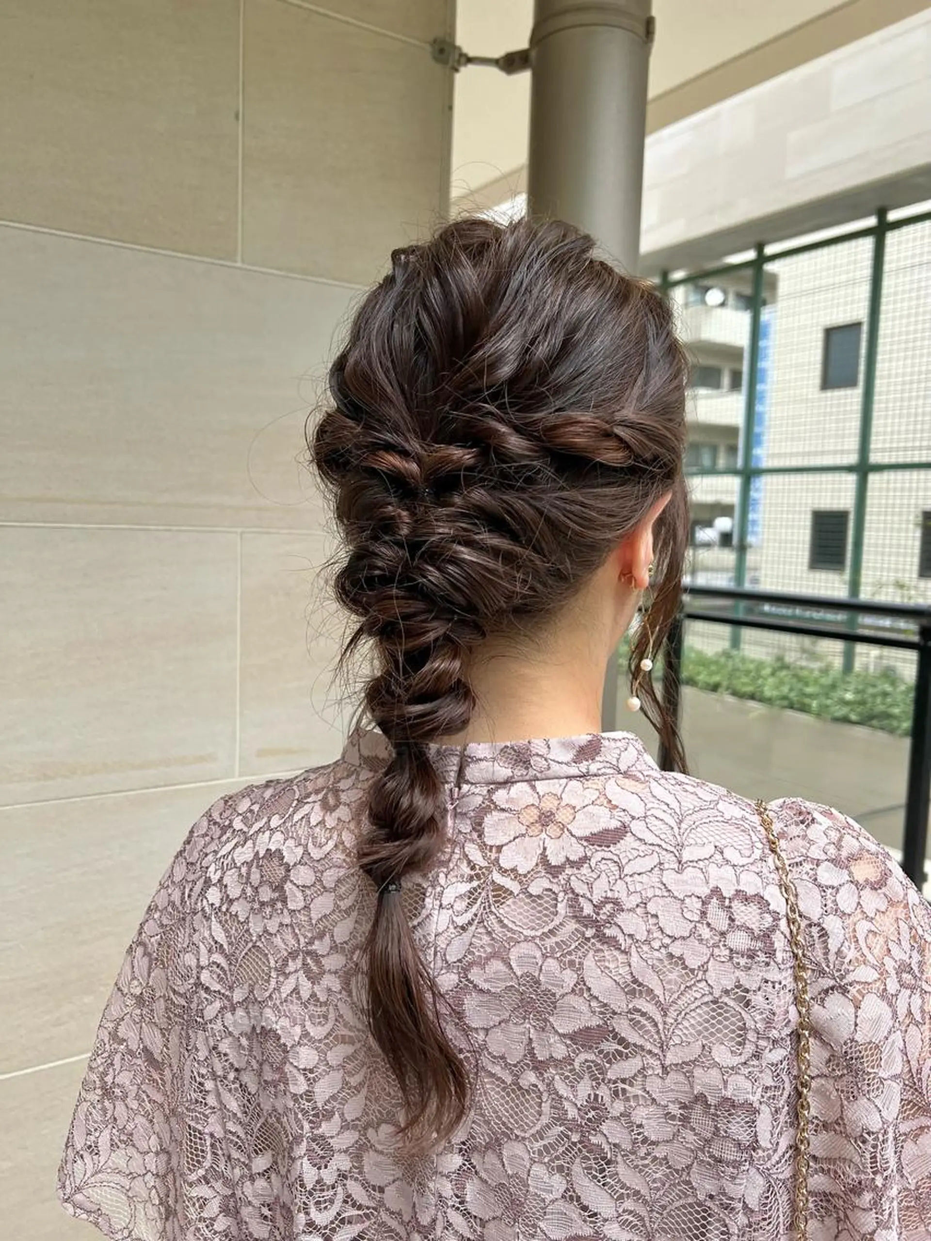 ロング ヘアアレンジ ヘアセット 🤍細矢 杏奈／ 韓国風ヘア🤍のヘアスタイル