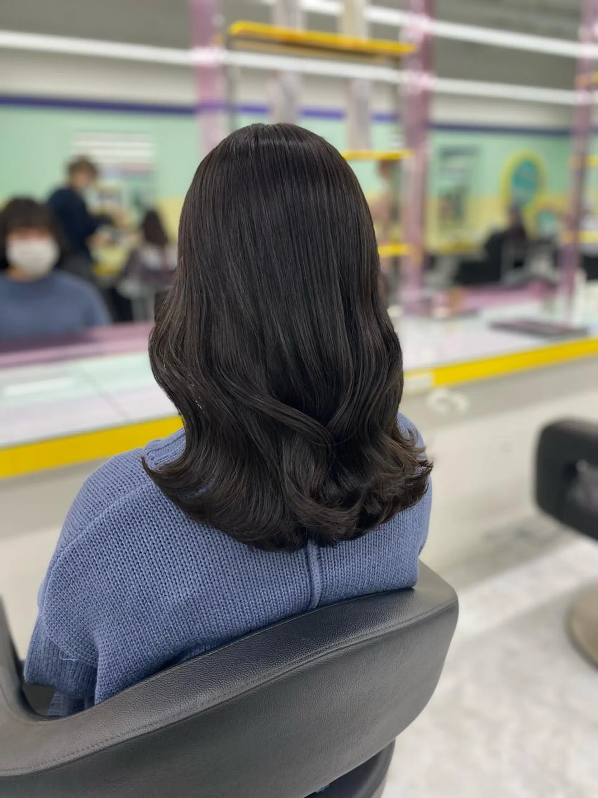 ミディアム カラー パーマ ヘアアレンジ メンズ キッズ マツエク・マツパ アイブロウ メンズブリーチ ブリーチ ブリーチなしカラー ヘアカラー Lumo所属・💖横浜ブリーチなし 💖MIHOのヘアスタイル