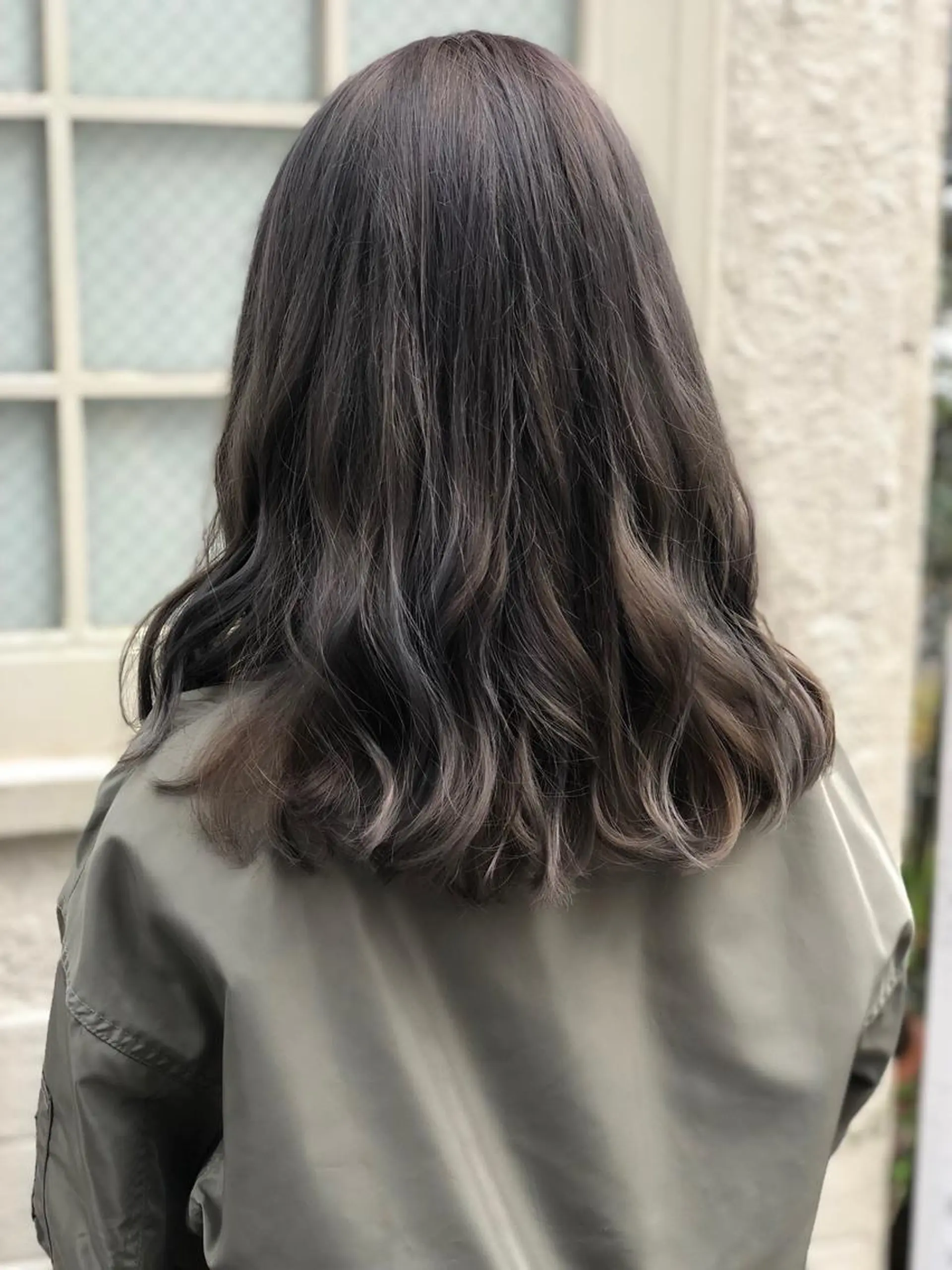 ミディアム カラー カット ヘアカラー トリートメント 渡辺 加菜子のヘアスタイル