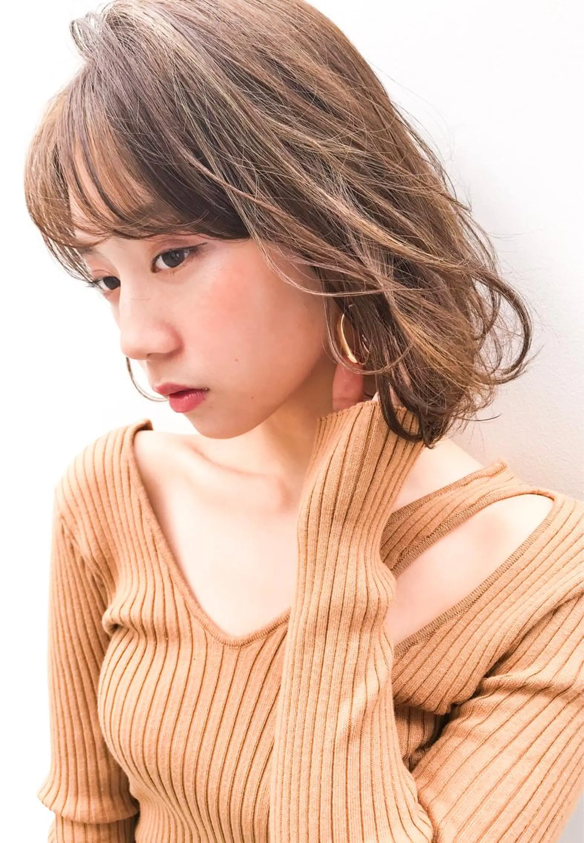 ミディアム 韓×中くびれヘア💋 髪質改善宇塚元哉💓のヘアスタイル