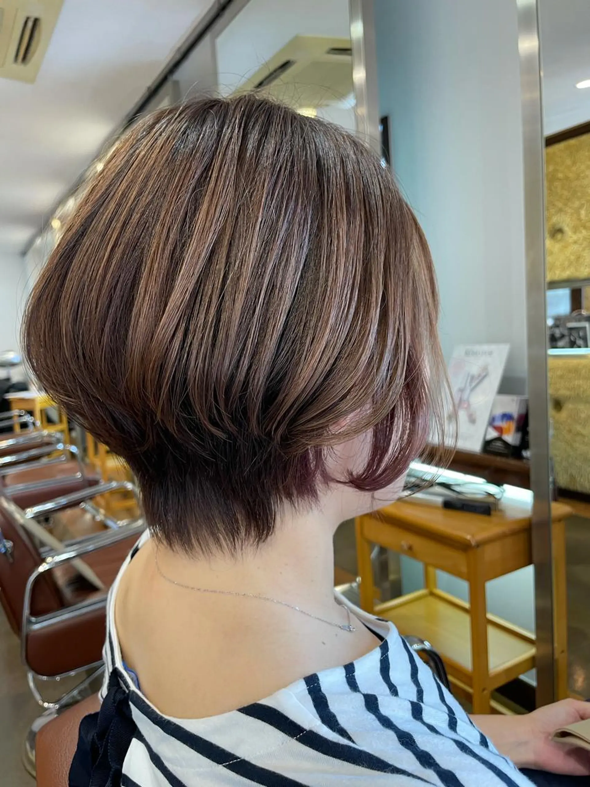 ショート カラー インナーカラー hair salon Lihina所属・韓国ヘア🇰🇷 佐藤史奈のヘアスタイル