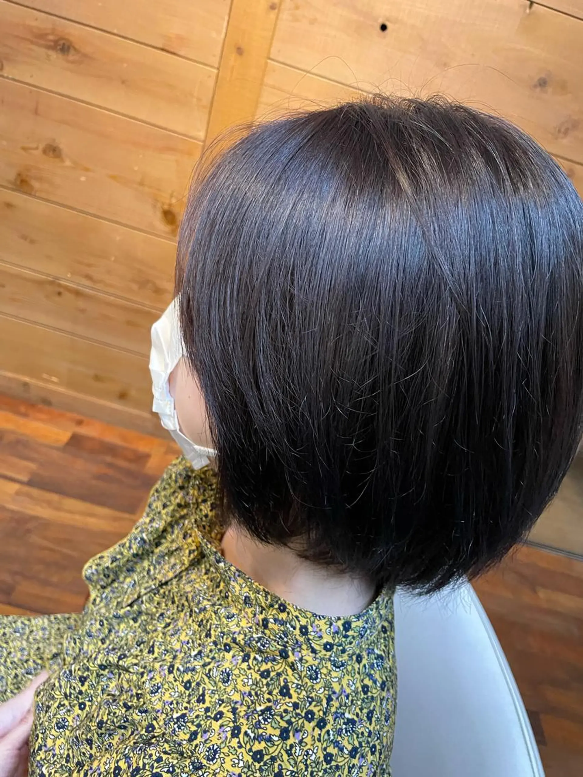 ミディアム カラー ヘアカラー トリートメント 足立 悠輔のヘアスタイル