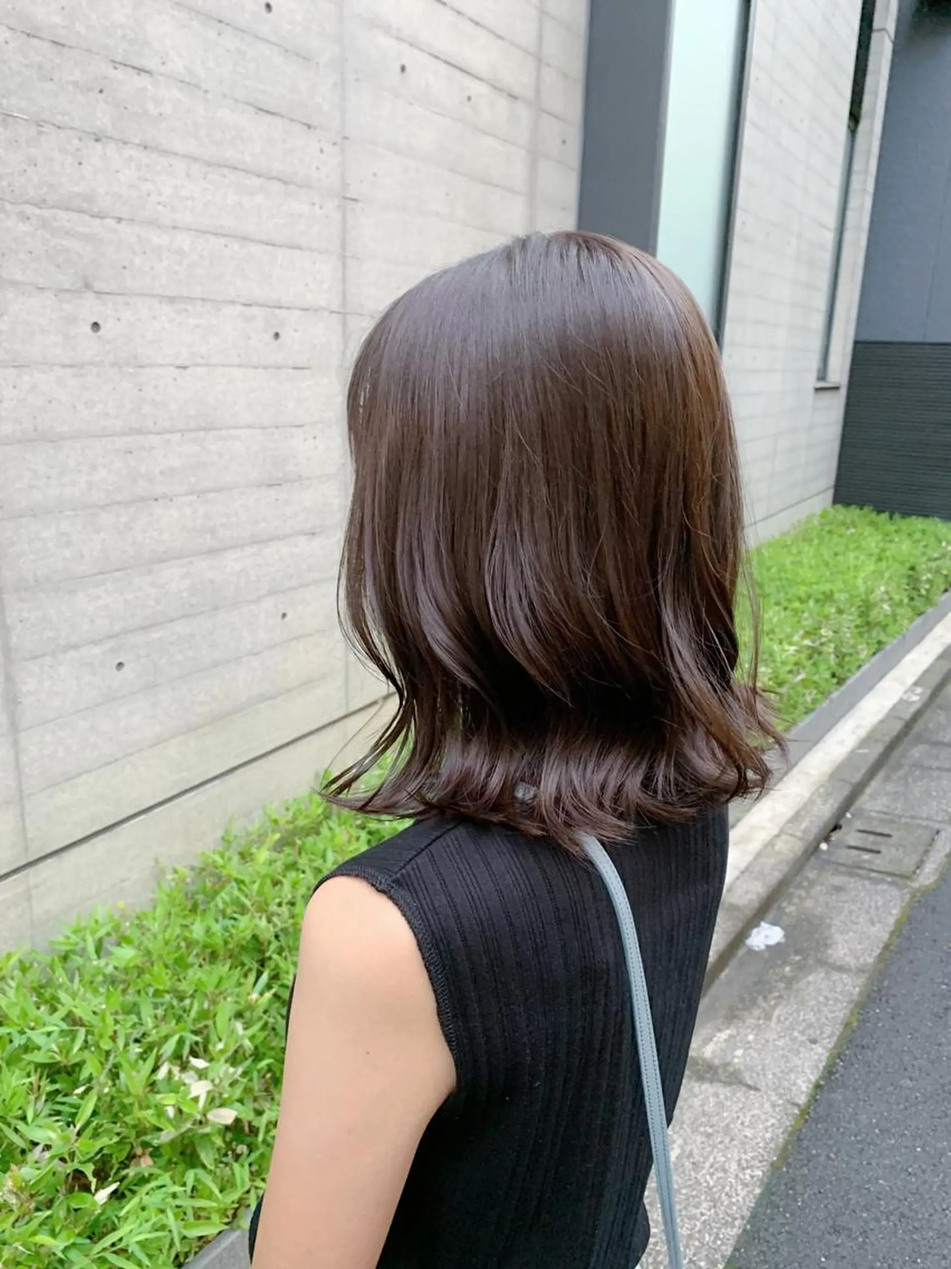 ミディアム カラー ブラウンカラー ココアブラウン DUMBO所属・【完全マンツー 恵比寿】佐藤 翔のヘアスタイル