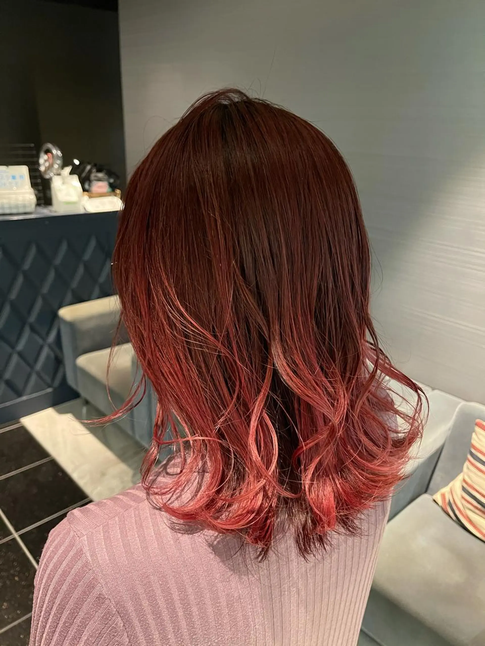 ミディアム ヘアカラー 鈴木 祐斗のヘアスタイル