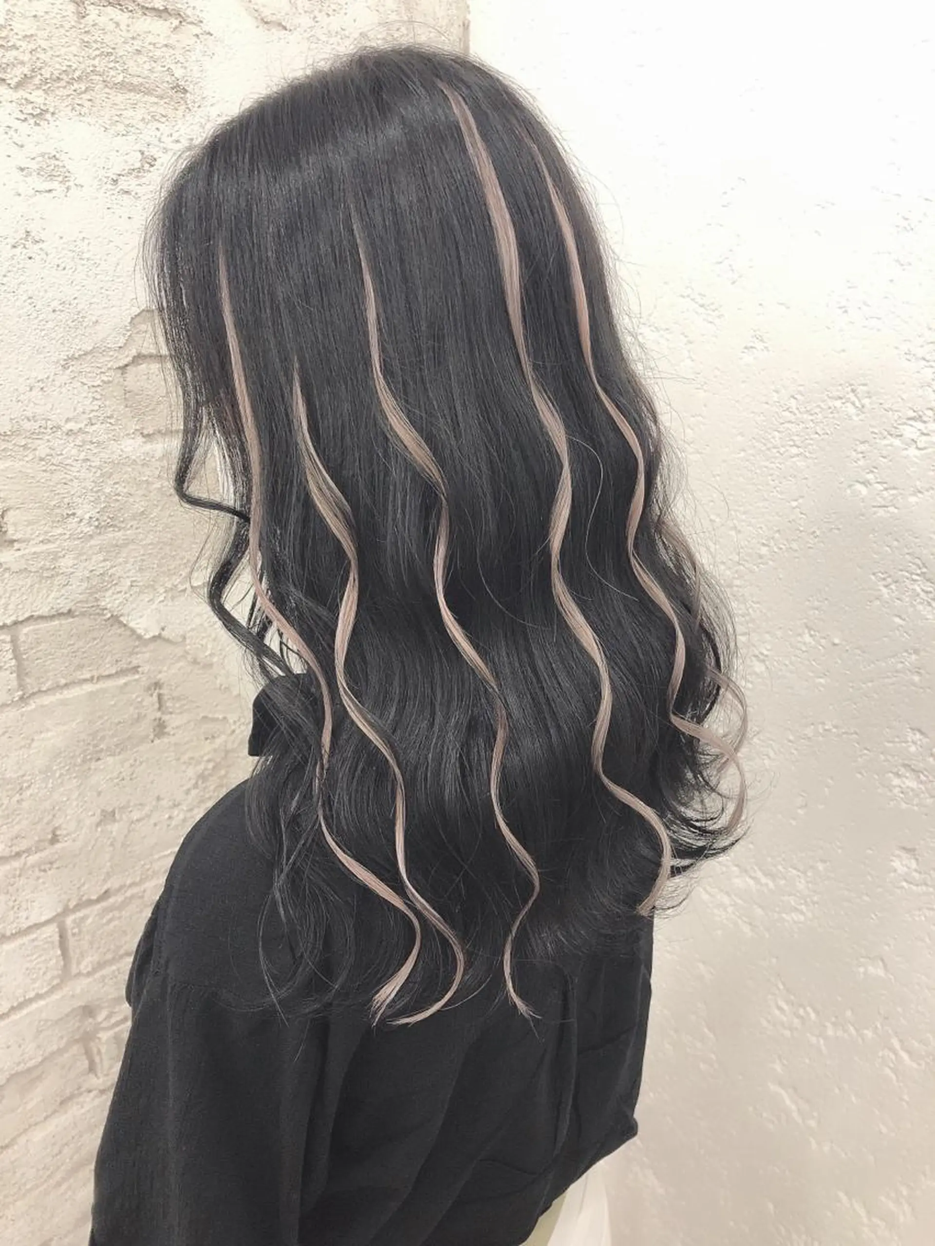 セミロング カラー エクステ 🦋エクステインナー カラーYūka🦋のヘアスタイル