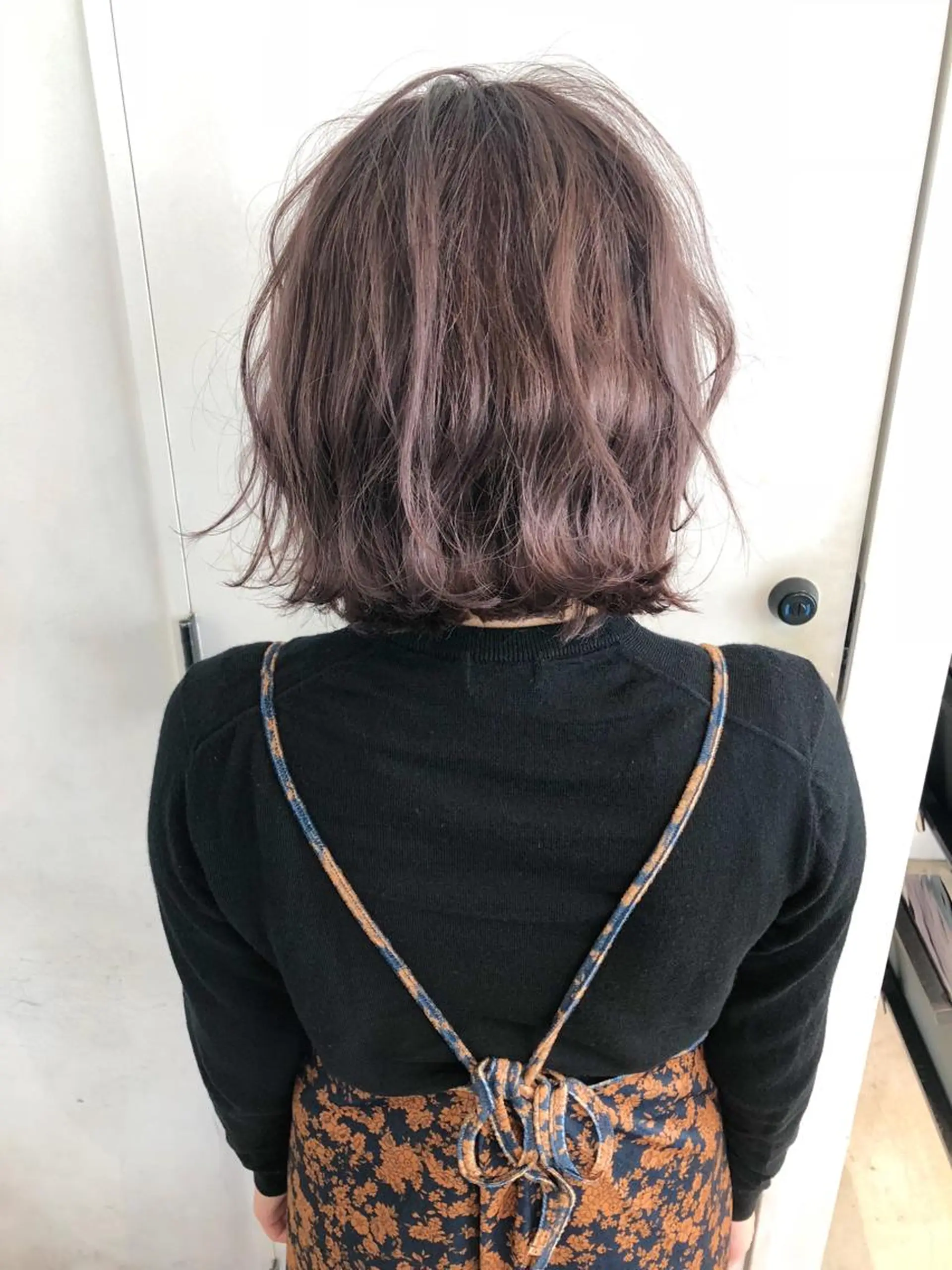 ミディアム カラー アッシュ 透明感カラー ピンクカラー ピンクアッシュ OTAKU HAIR STUDIO所属・shin✨今月注目✨ スタイリスト（急募）のヘアスタイル