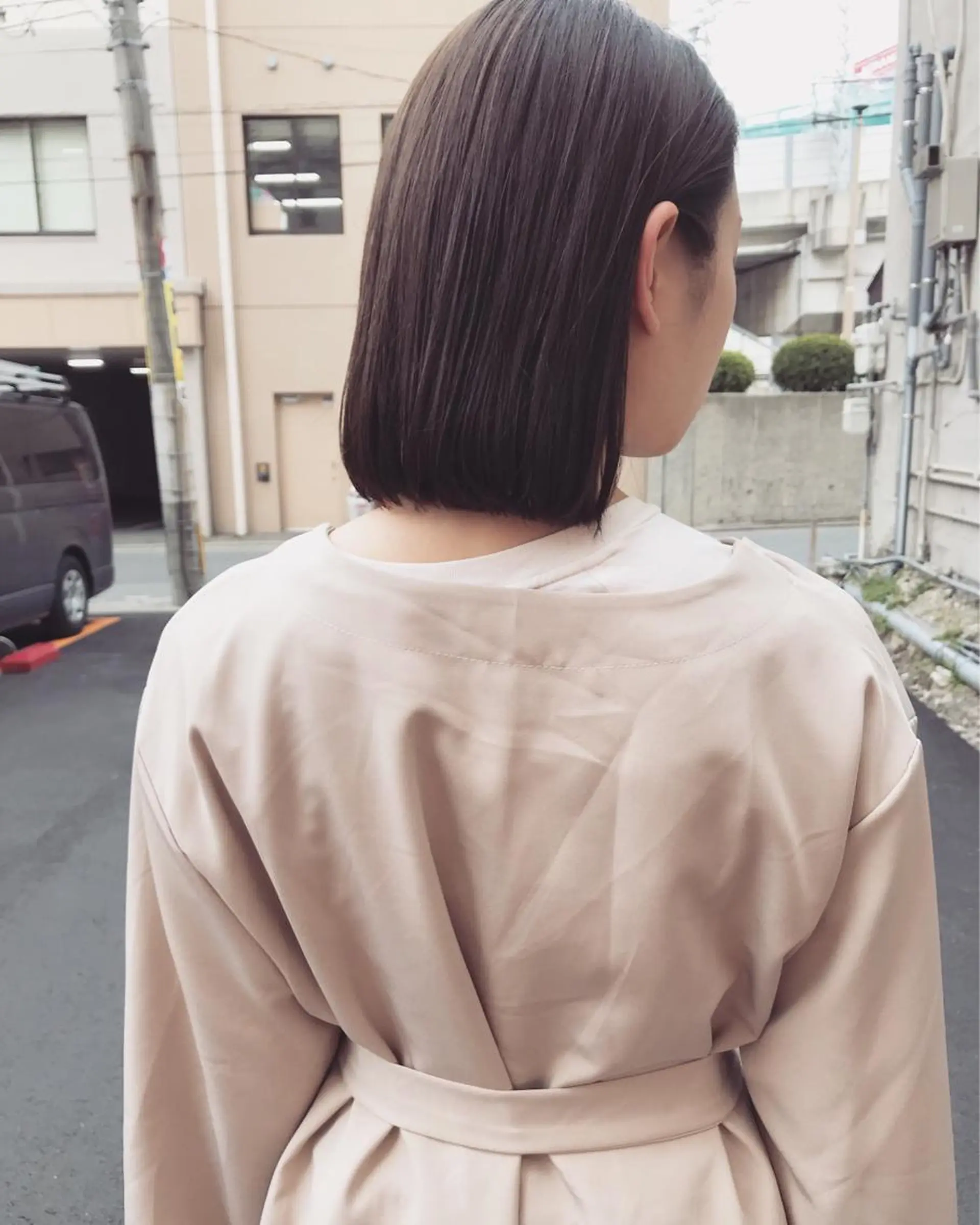 ミディアム ボブ トリートメント Musiiik hairのヘアスタイル