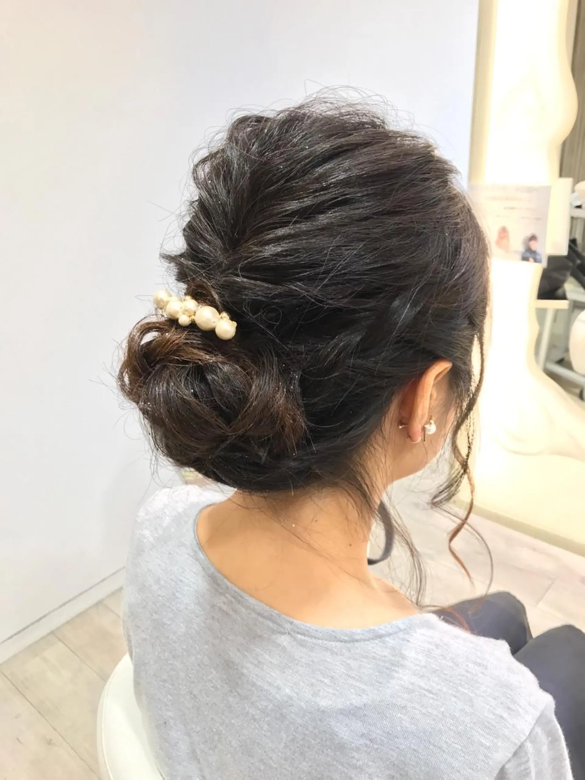 ミディアム ヘアアレンジ chiyo yasuのヘアスタイル