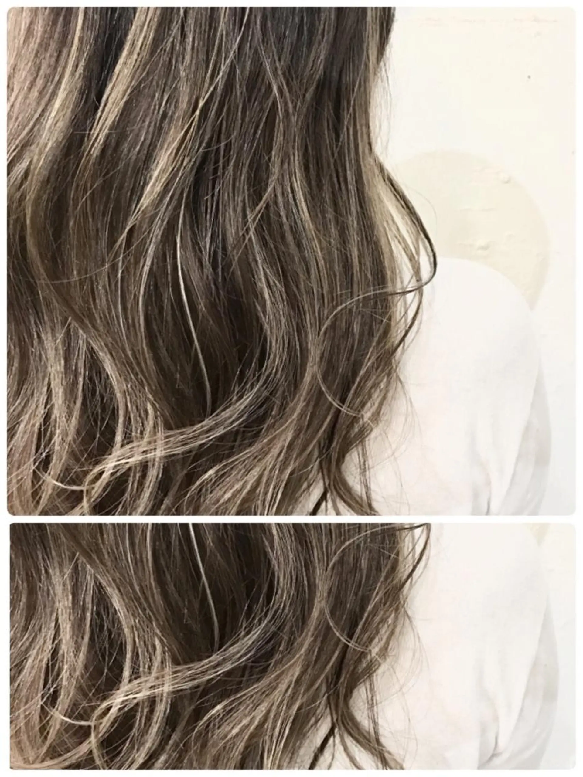 ロング カラー ベージュカラー ハイライトカラー ハイライト カット ヘアカラー grow恵比寿【グロウ】髪質改善/ハイライト/ブリーチ/レイヤーカット所属・奥野 貴史　代表　レイヤーのヘアスタイル