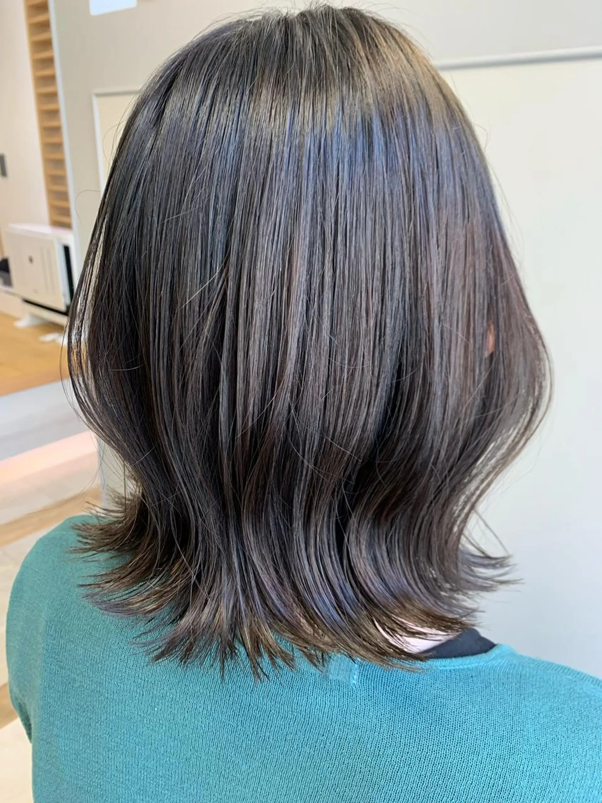 ミディアム ヘアカラー フリーランス　美容師 cayocoのヘアスタイル