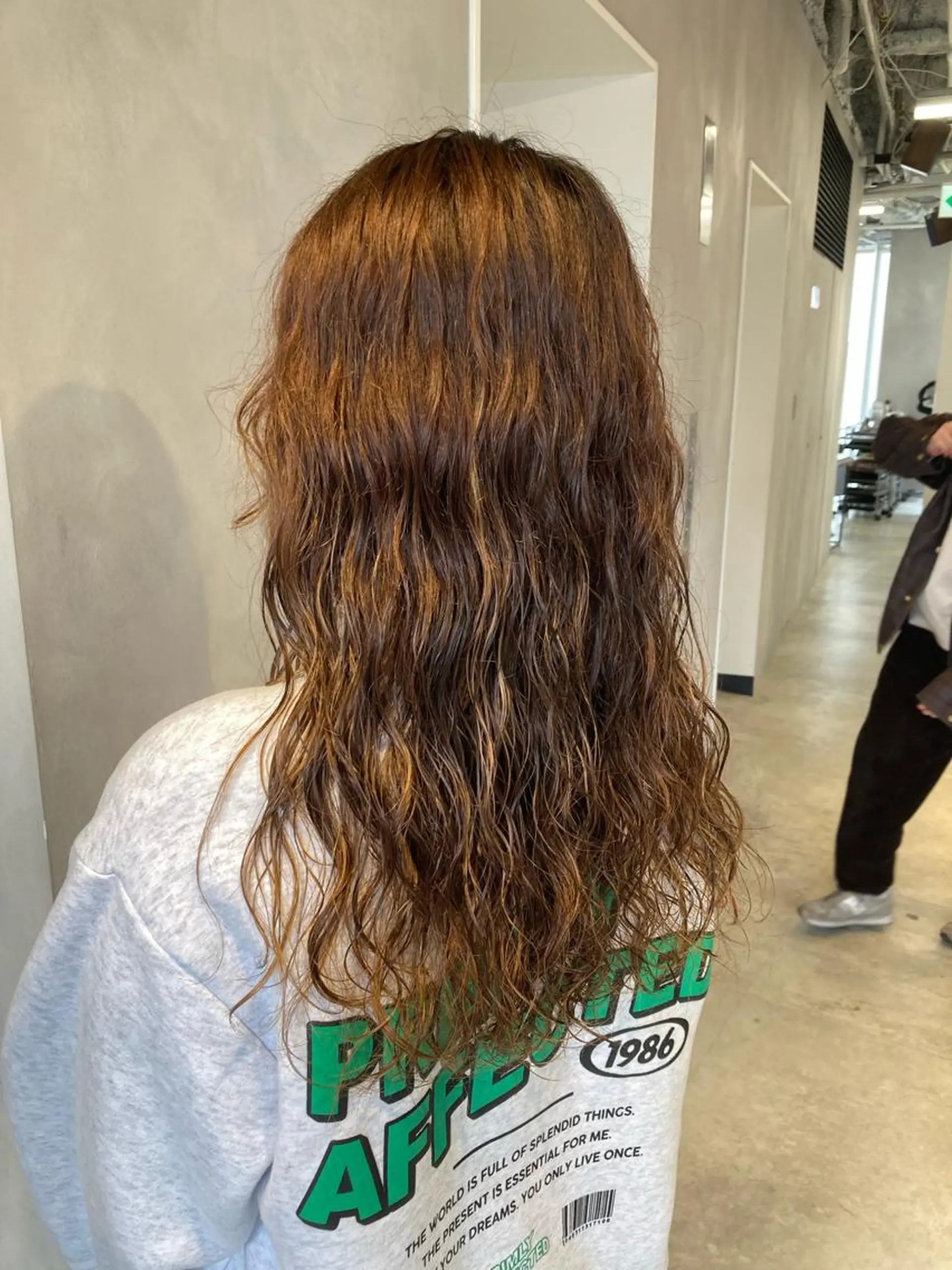 ロング パーマ スパイラルパーマ🔆 大西将司🔆のヘアスタイル
