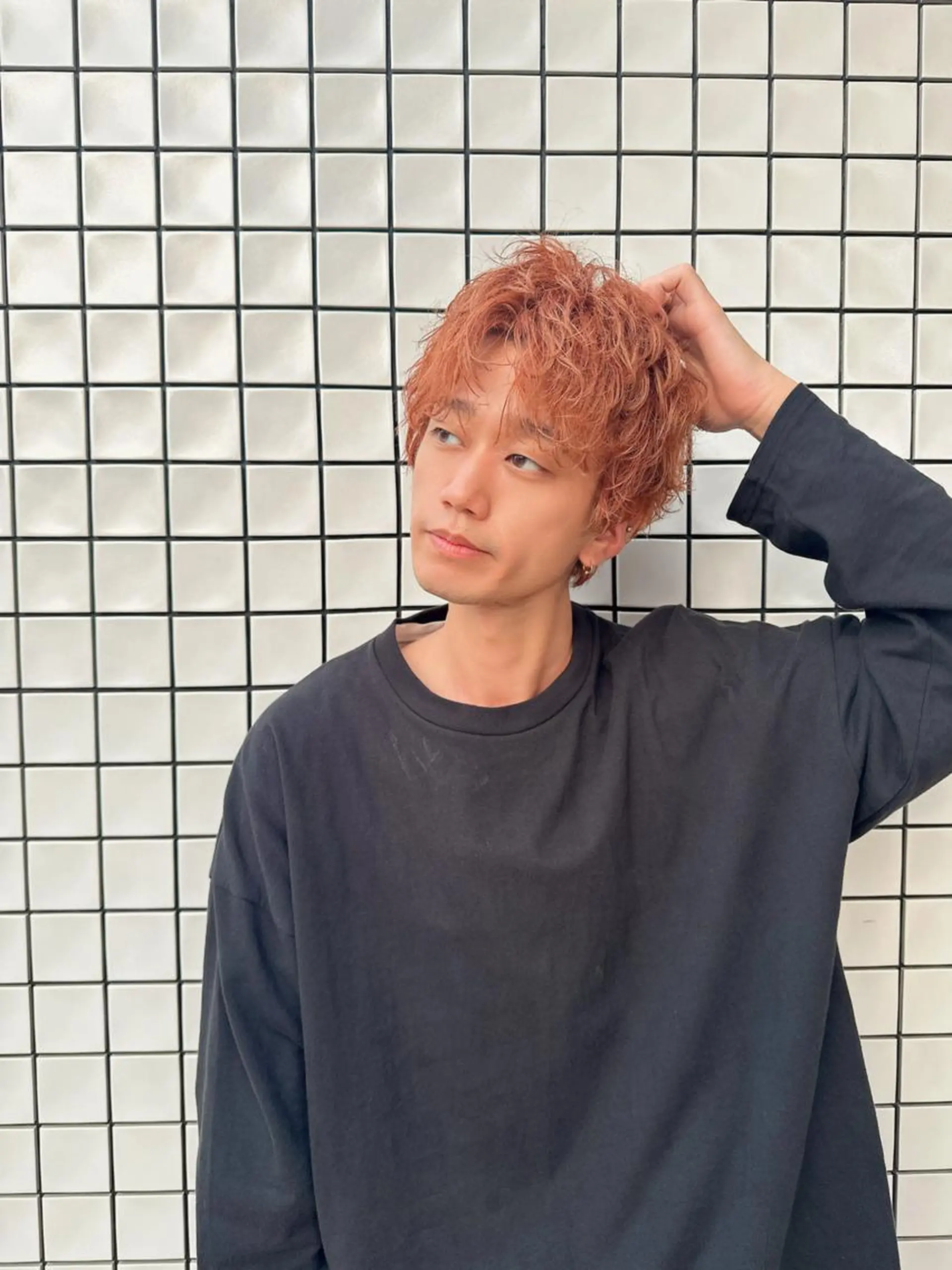 カラー メンズ パーマ フェードカット メンズパーマ ツーブロック 髪質改善 ✨メンズカット海老名 No.1/上田琉翔✨のヘアスタイル