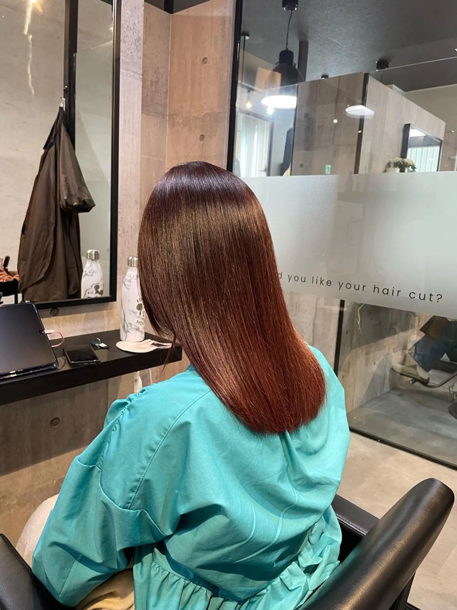 セミロング カラー カット ヘアカラー トリートメント 👑髪質改善カラー 中垣斗希のヘアスタイル