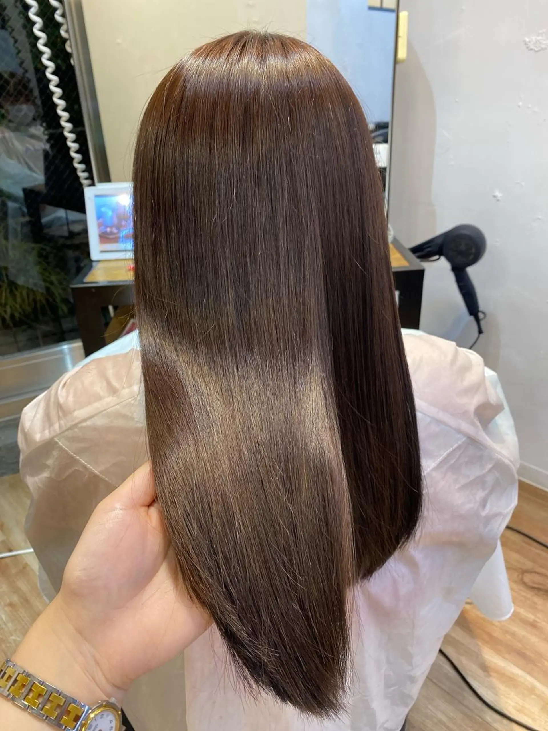 ロング カラー カット ヘアカラー トリートメント 🥣 hashi 🛋️のヘアスタイル