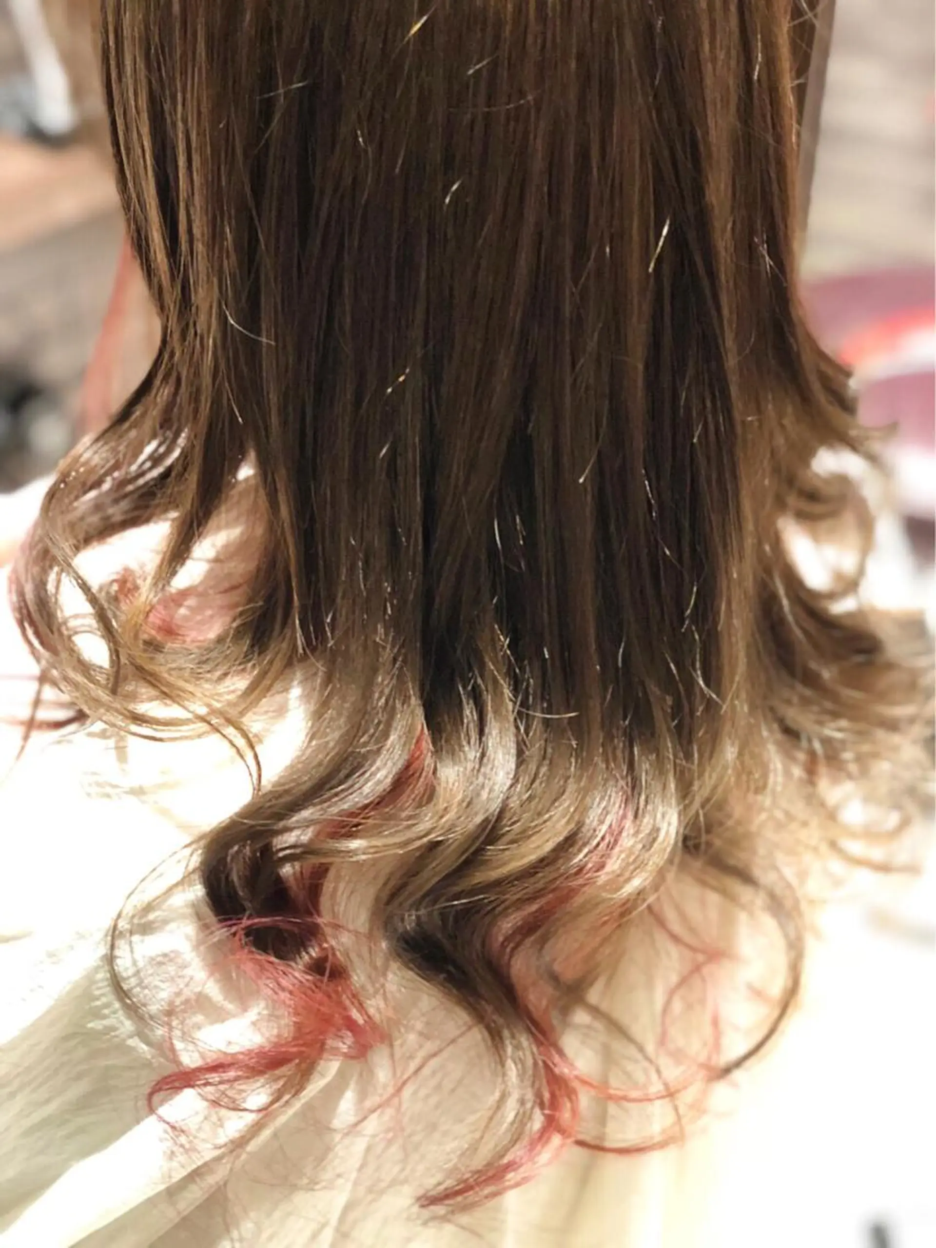 セミロング カラー インナーカラー Renatus店長 金子裕美のヘアスタイル