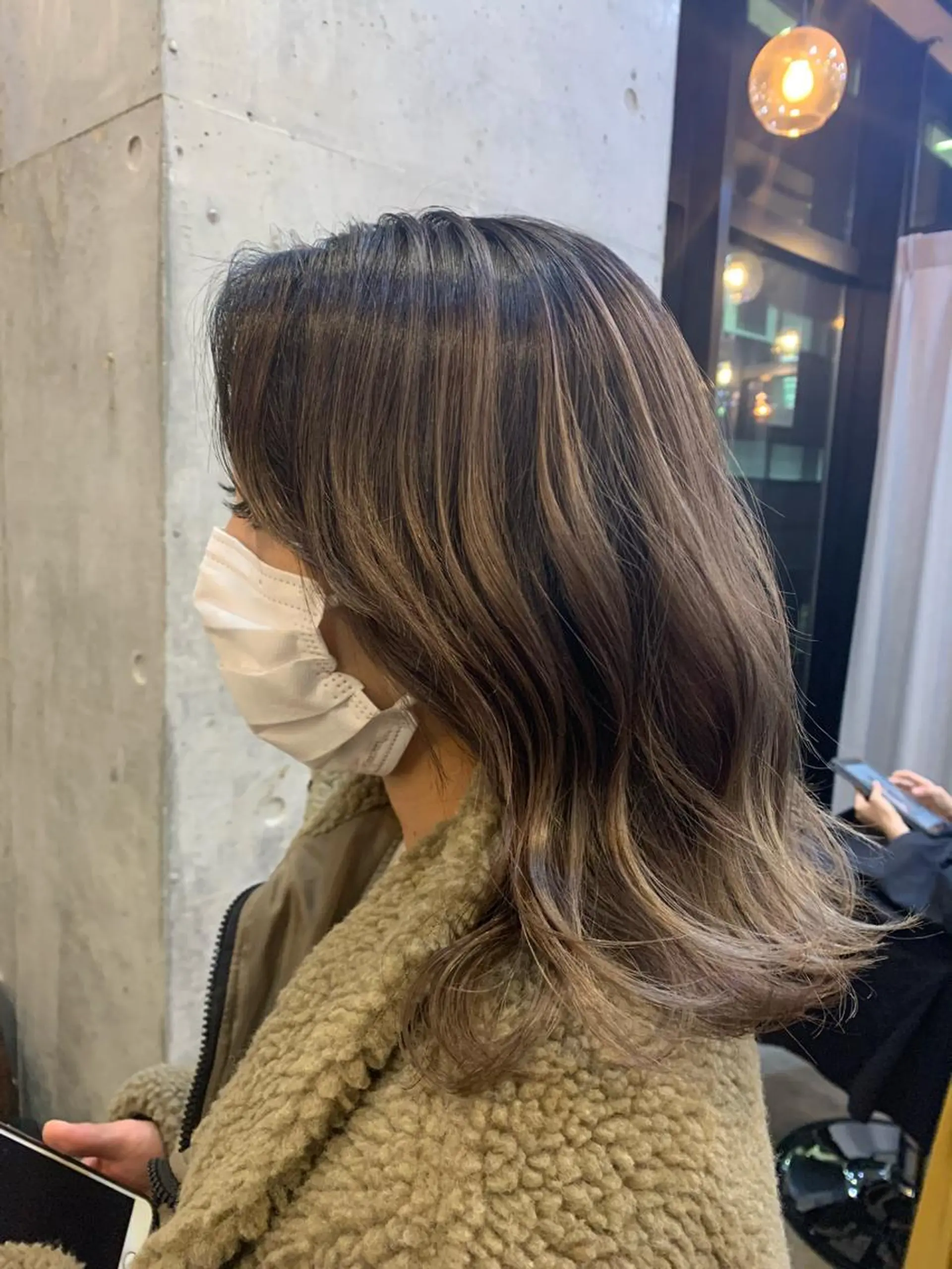 セミロング 🔍髪質改善診断🔎 長山 シュンスケのヘアスタイル