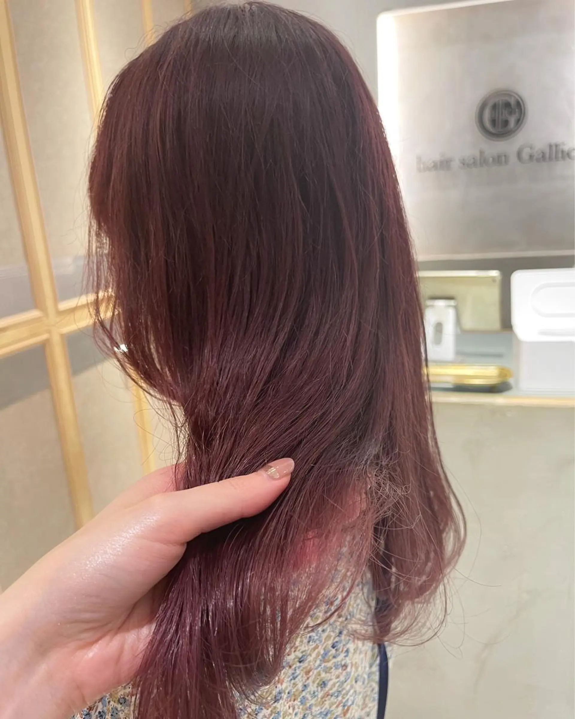 セミロング カラー ラベンダーカラー ピンクカラー ピンクラベンダー ラベンダー/レイヤー カット🤎mamiのヘアスタイル