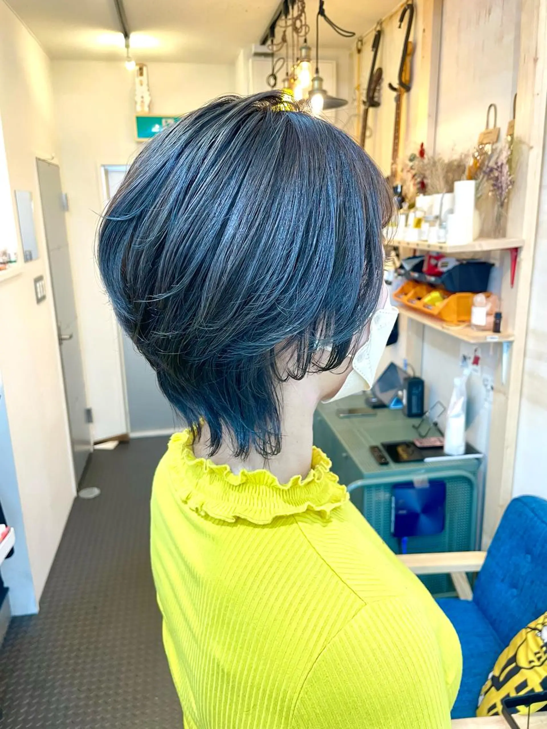 ショート カラー キッズ ウルフカット カット ヘアカラー トリートメント SUN GLOW  サングロウ所属・ナカノメ トシアキのヘアスタイル