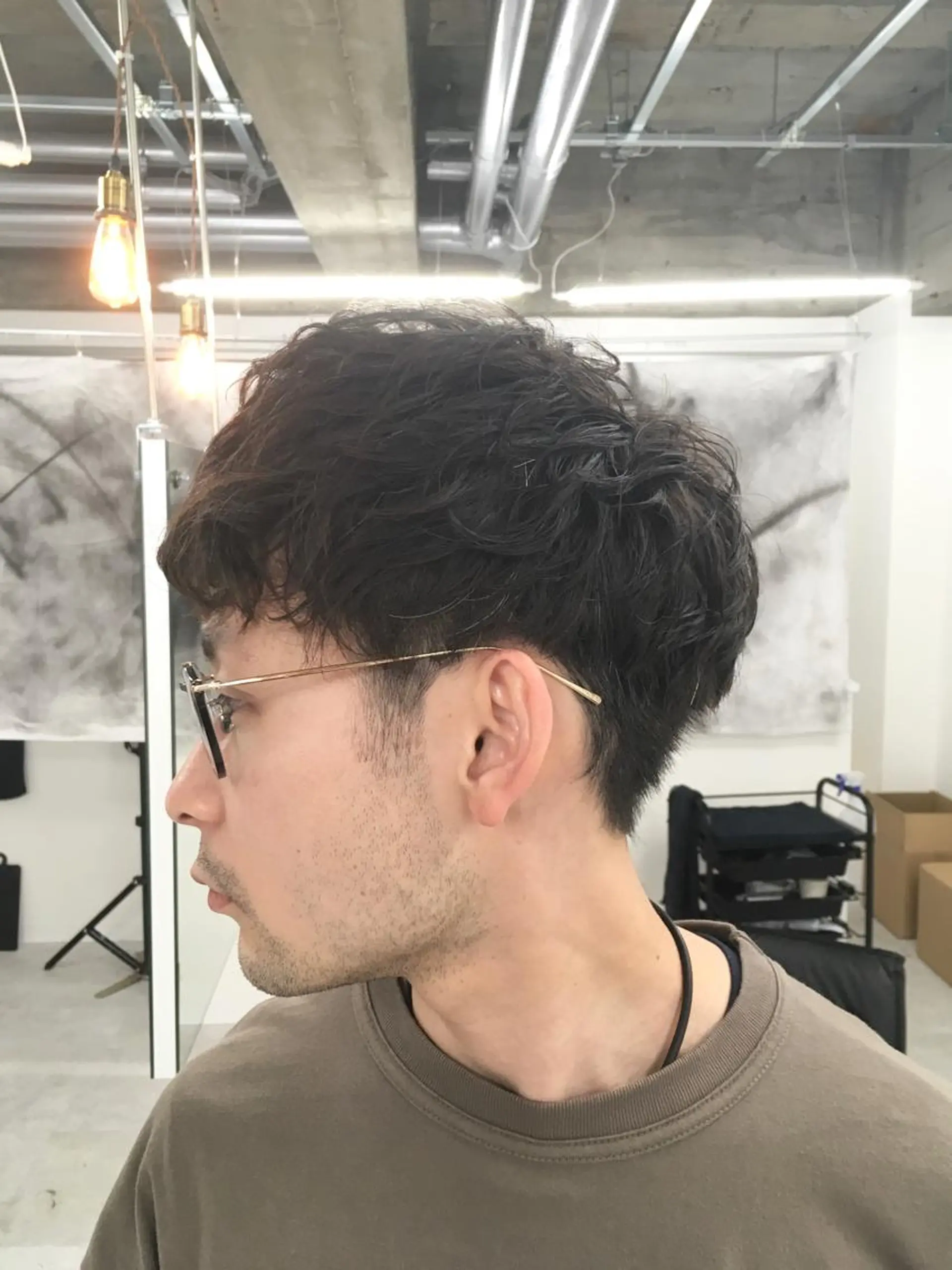 パーマ メンズ メンズサロンLOSS所属・メンズサロン rootのヘアスタイル