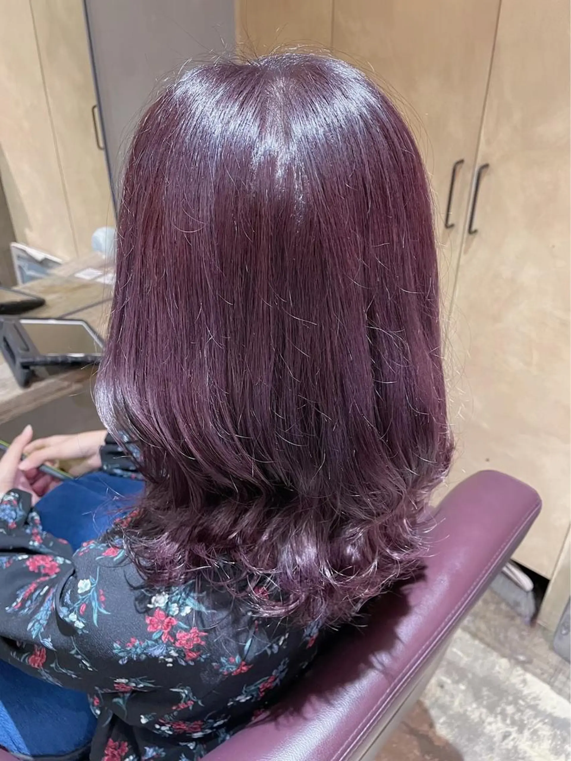 ロング カラー ラベンダーカラー カット ヘアカラー トリートメント HACCH （ハッチ）所属・🪼ボブ/ハイトーン /髪質改善🪼のヘアスタイル