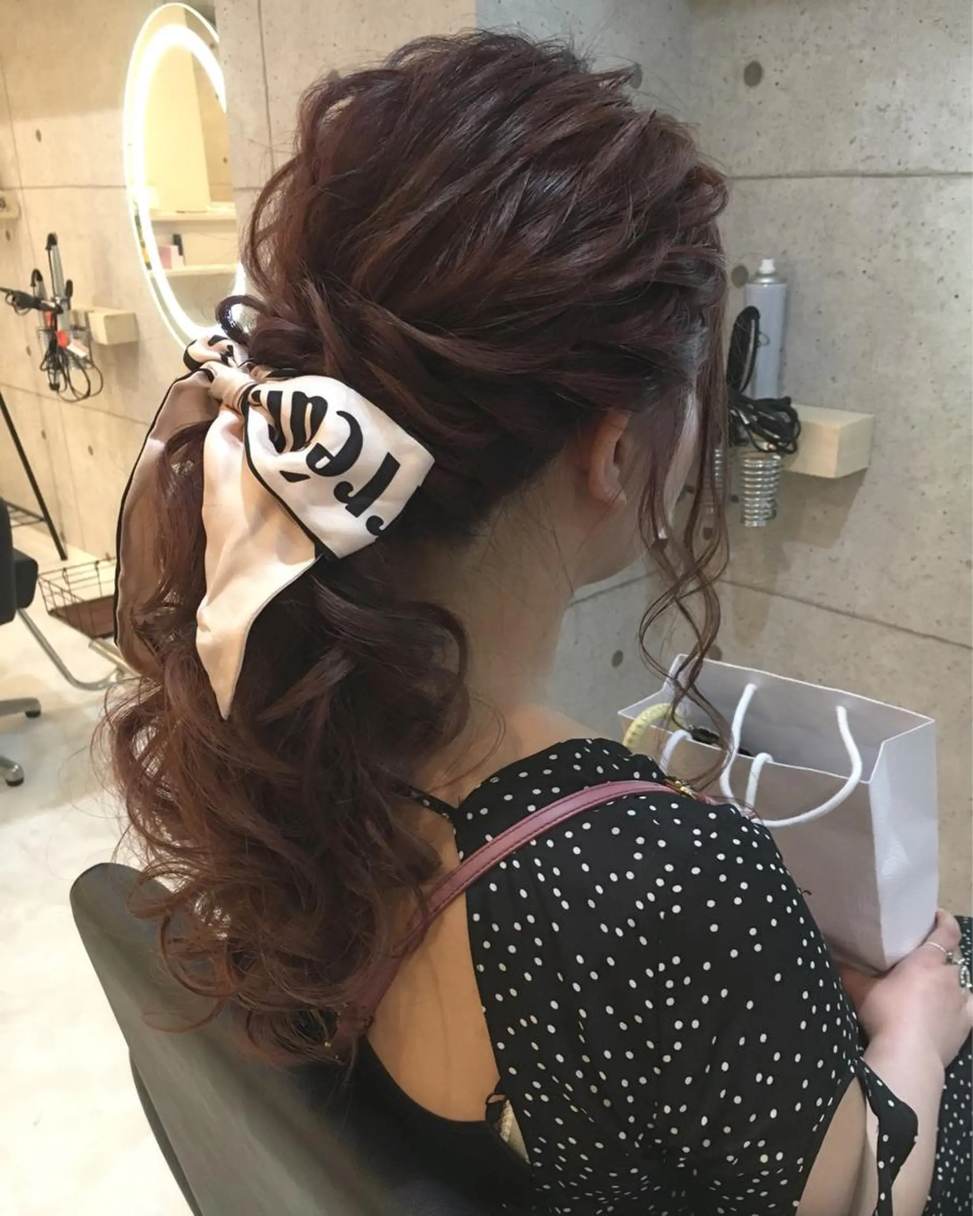 ヘアアレンジ ポニーテール lien natsukiのヘアスタイル