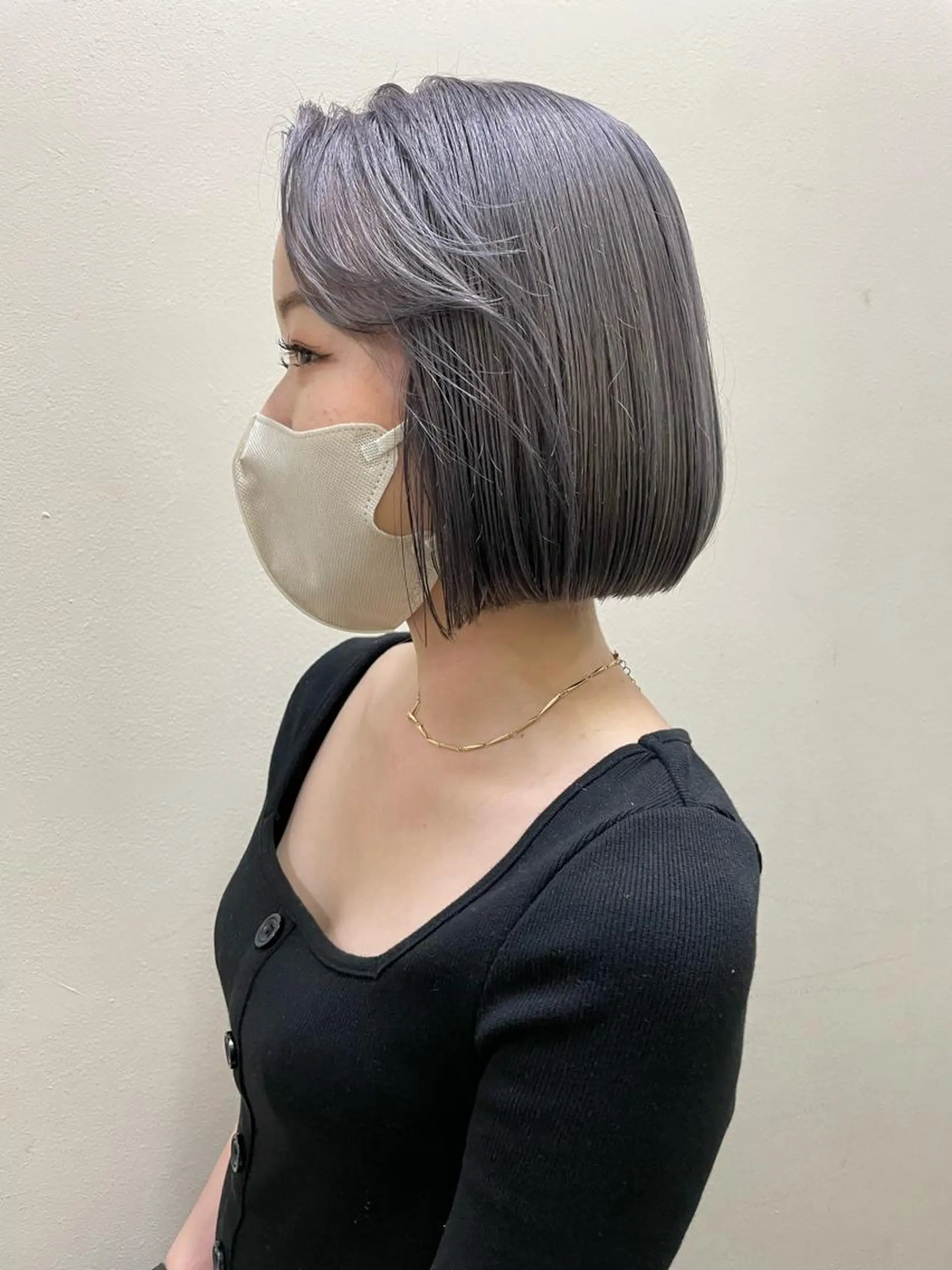 カラー ボブ カット ayaka レイヤー/髪質改善のヘアスタイル