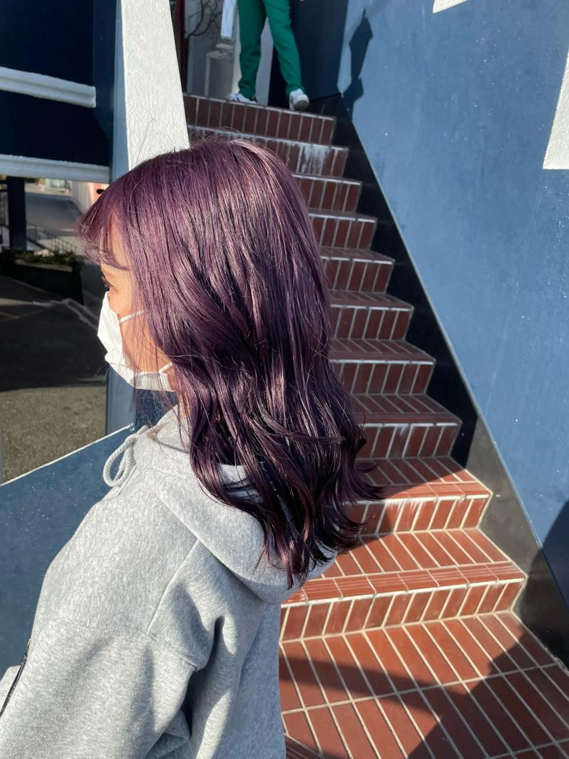 ロング 岩崎 祐大のヘアスタイル