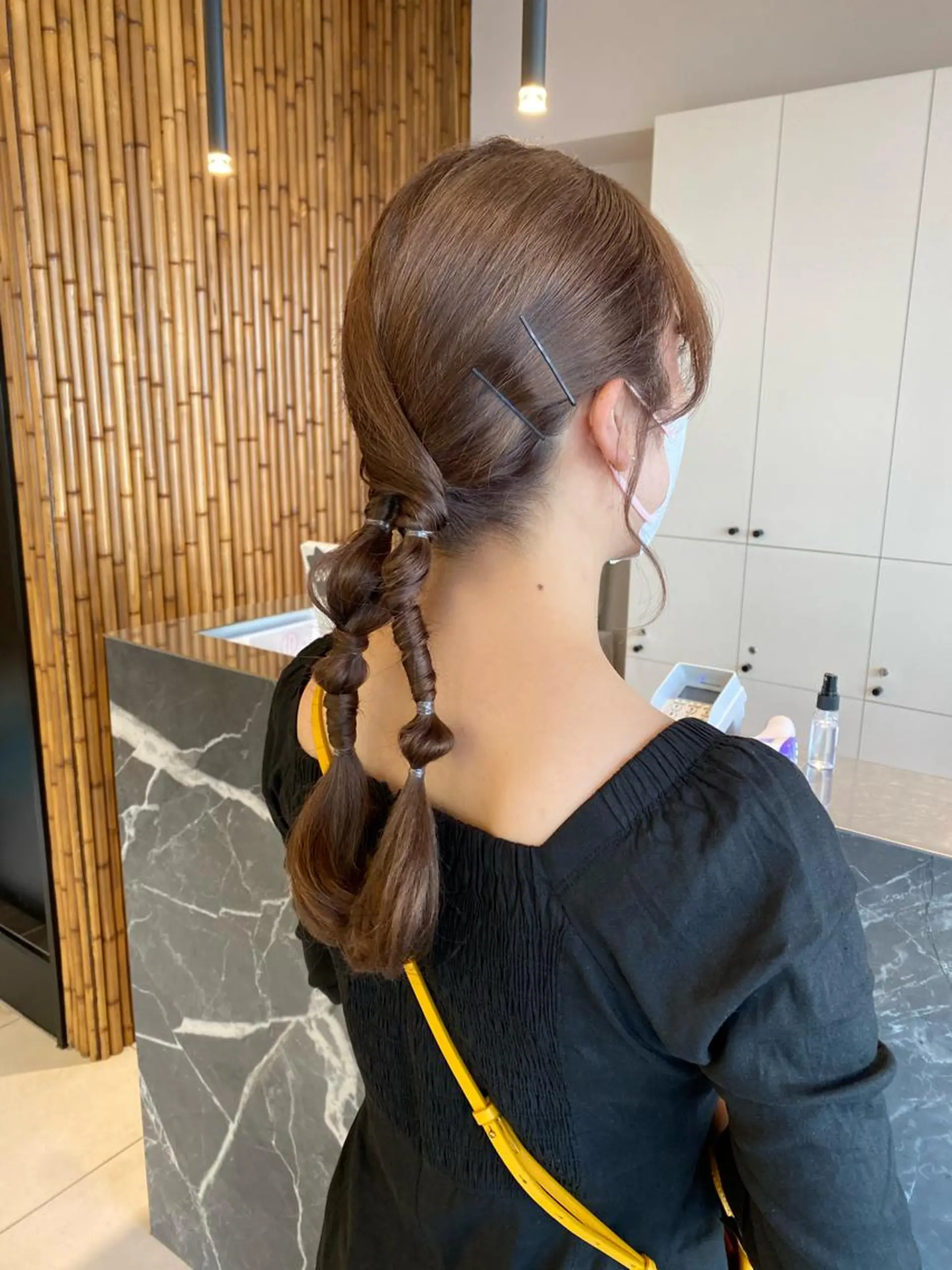 ロング ヘアカラー トリートメント nuu 栄所属・🧸SAKI🎀 韓国レイヤーのヘアスタイル