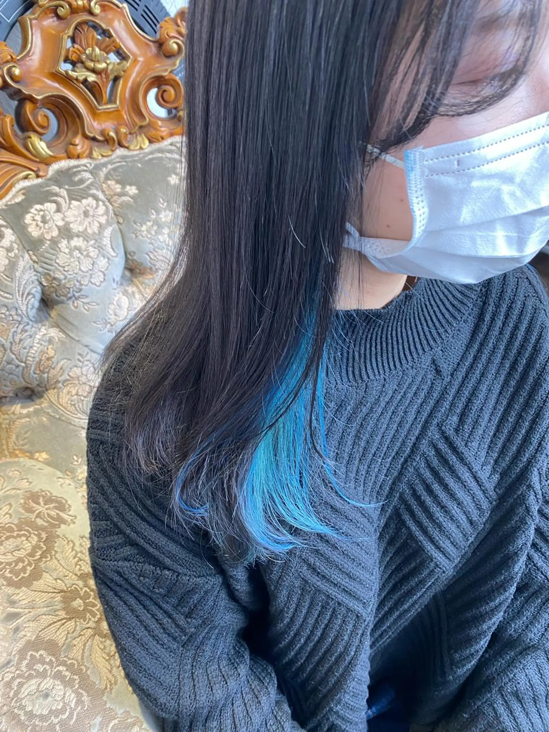 セミロング カラー Joule銀座 石山あやのヘアスタイル