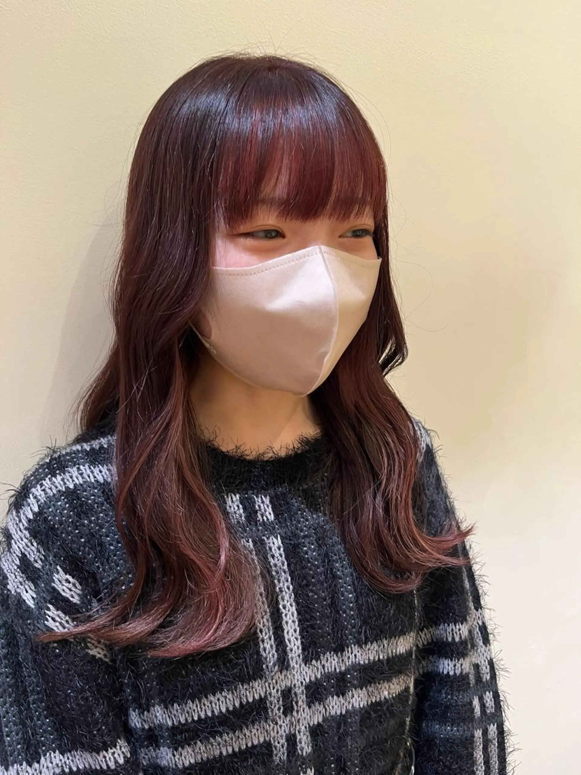 セミロング カラー 暖色カラー/似合わせ カット/名古屋/辻のヘアスタイル