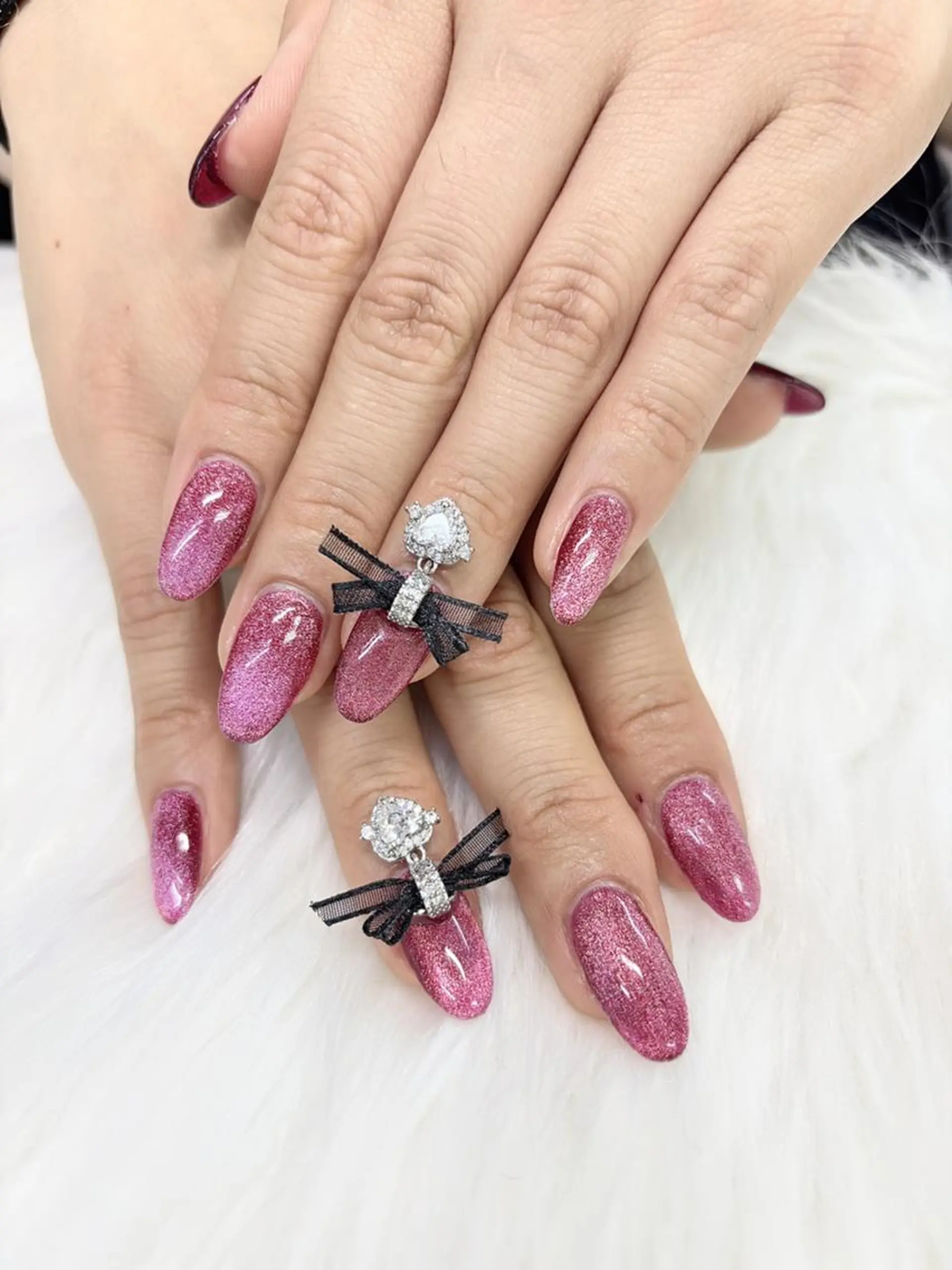 ネイル 韓国ネイル マグネットネイル ワンホンネイル リラネイル Aikenのネイルデザイン