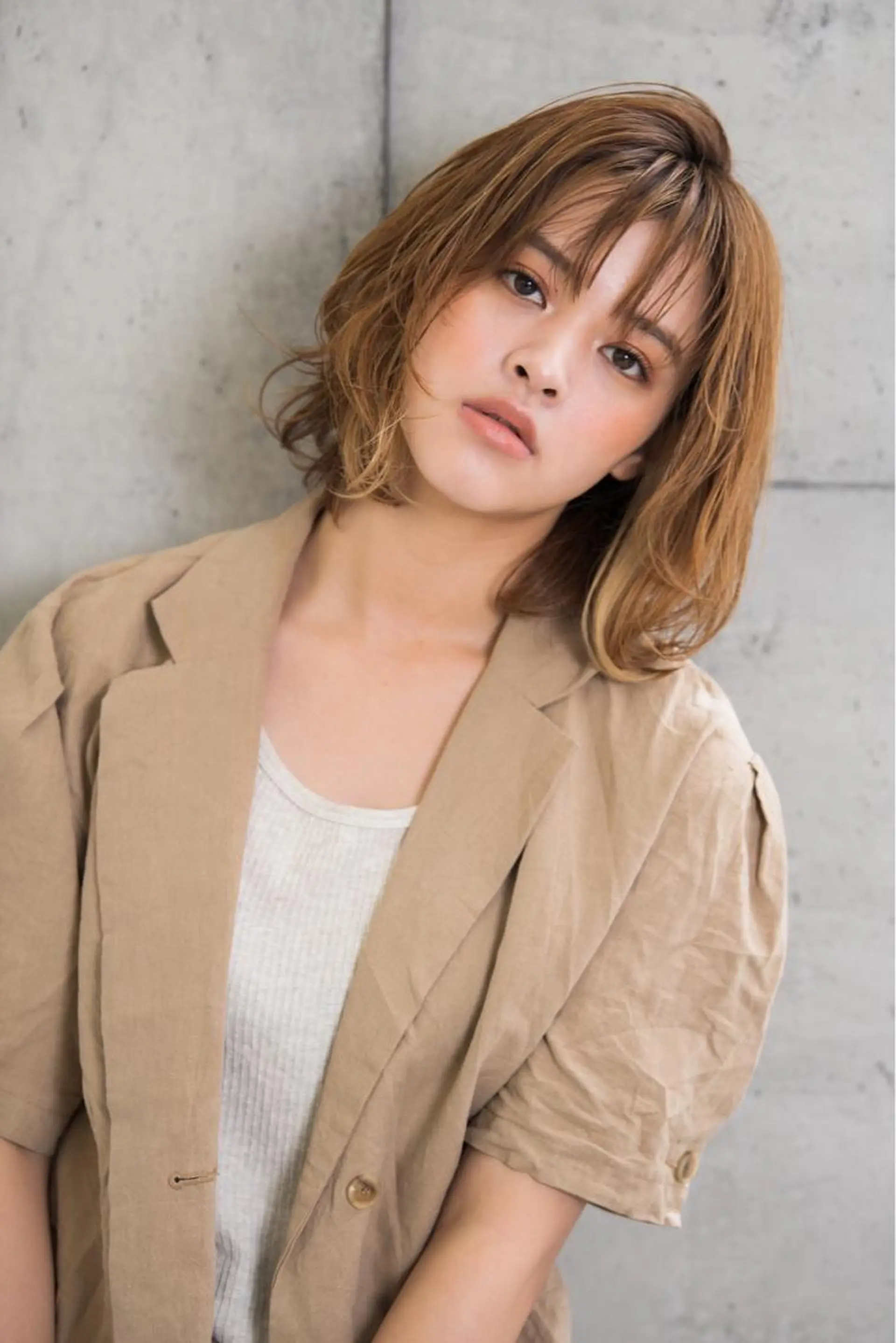 パーマ 原 麻耶のヘアスタイル